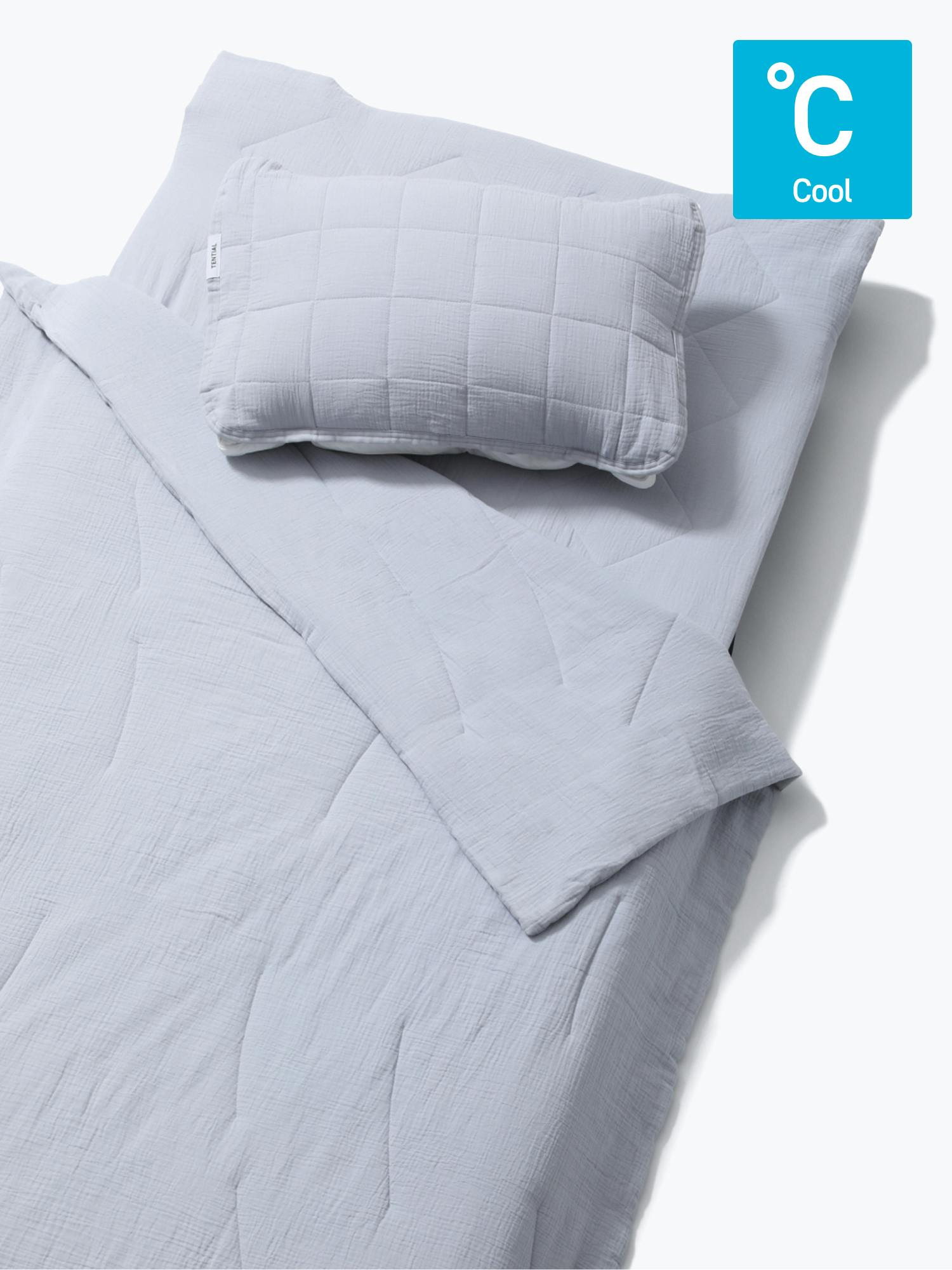 肌に優しい夏用寝具3点セット / 夏用肌掛け布団・夏用敷きパッド・夏用枕パッド