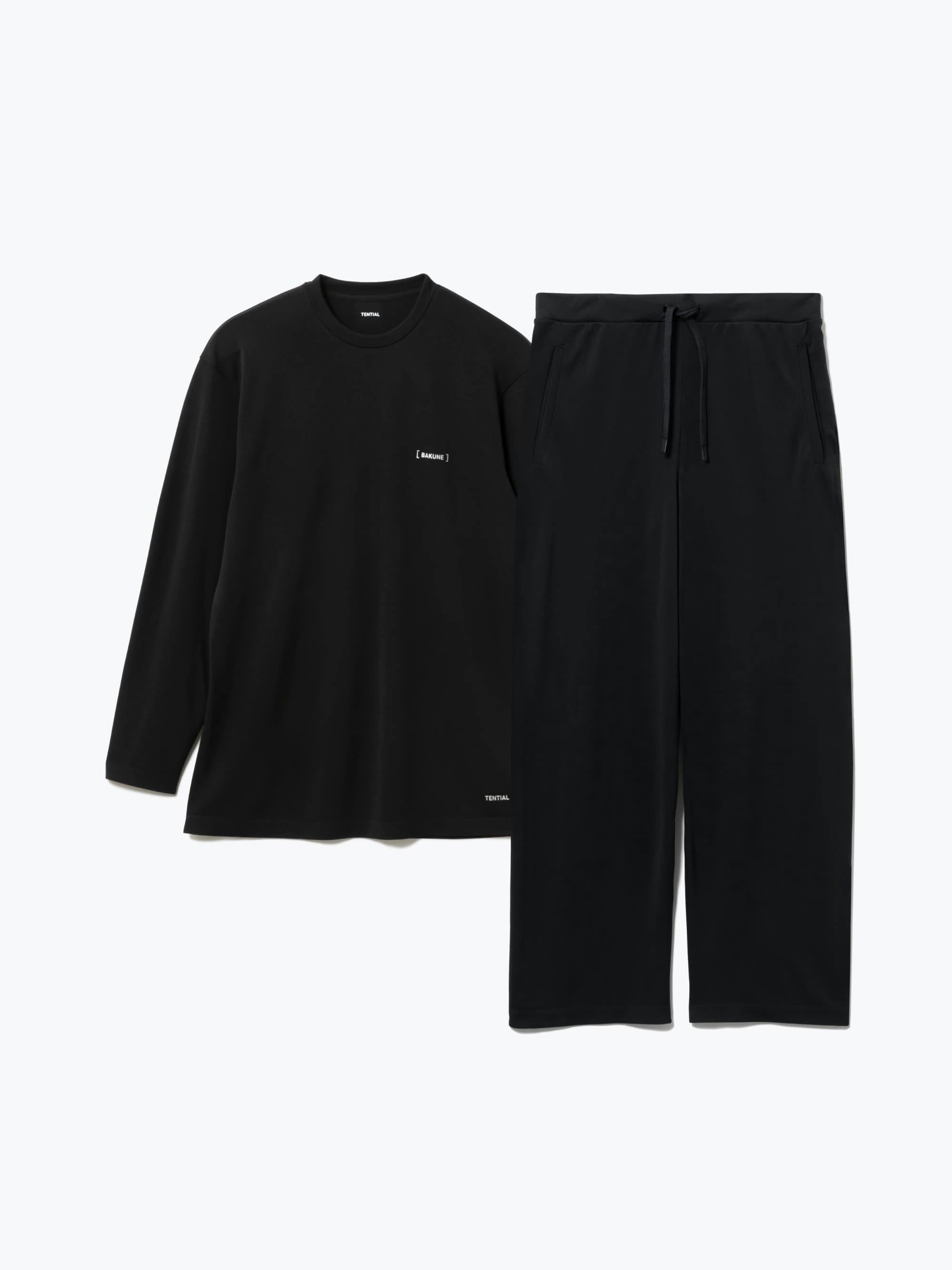 BAKUNE 3D Dry Women's 上下セット（長袖Tシャツ・ロングパンツ