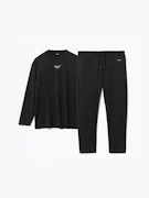 BAKUNE Dry Men's(スリム) 長袖 Black