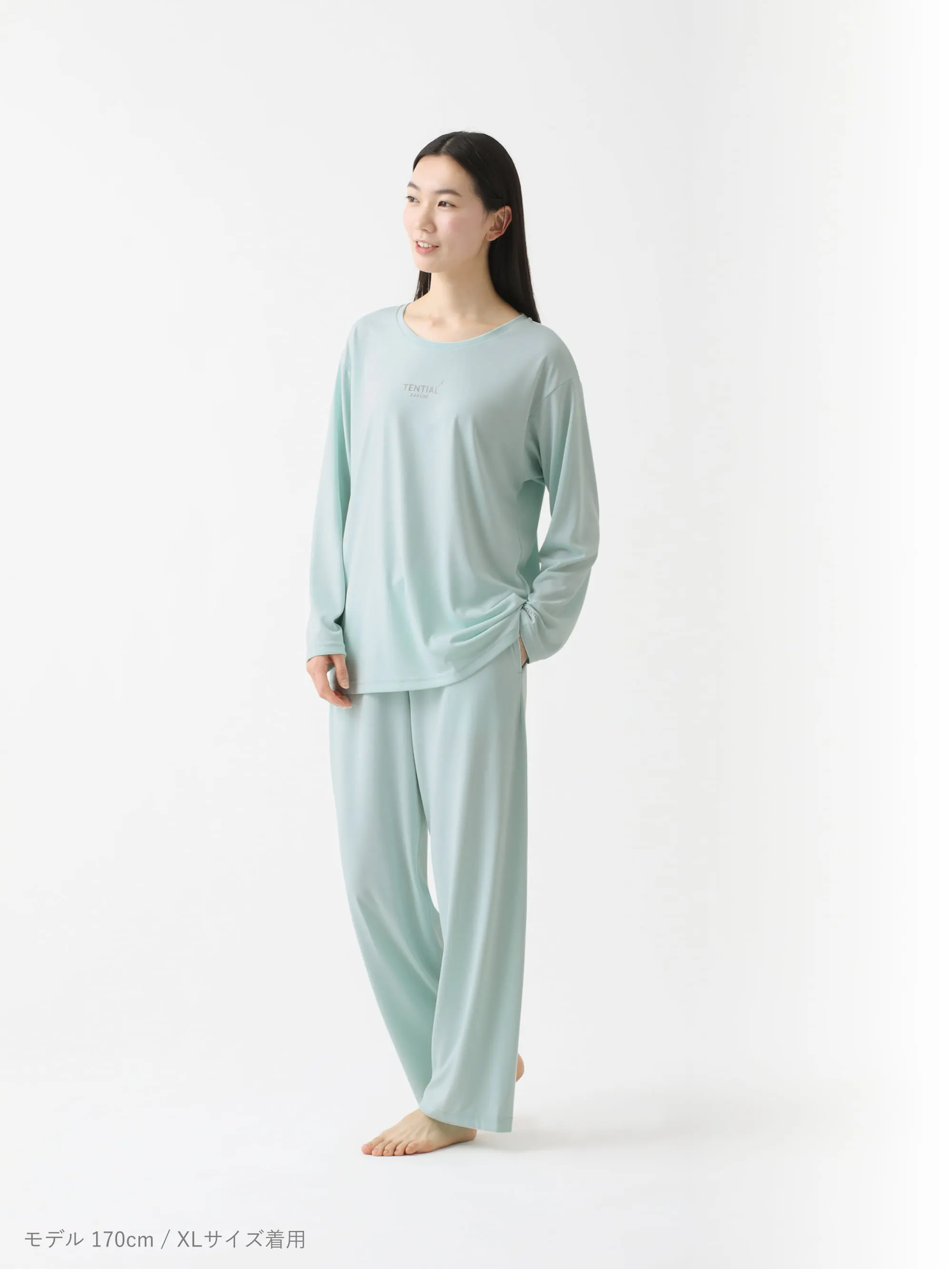 BAKUNE チュニックSサイズ　ミント★TENTIAL Dry Women's BAKUNE Dry Women's 上下セット（長袖Tシャツ・ロングパンツ）_25SS