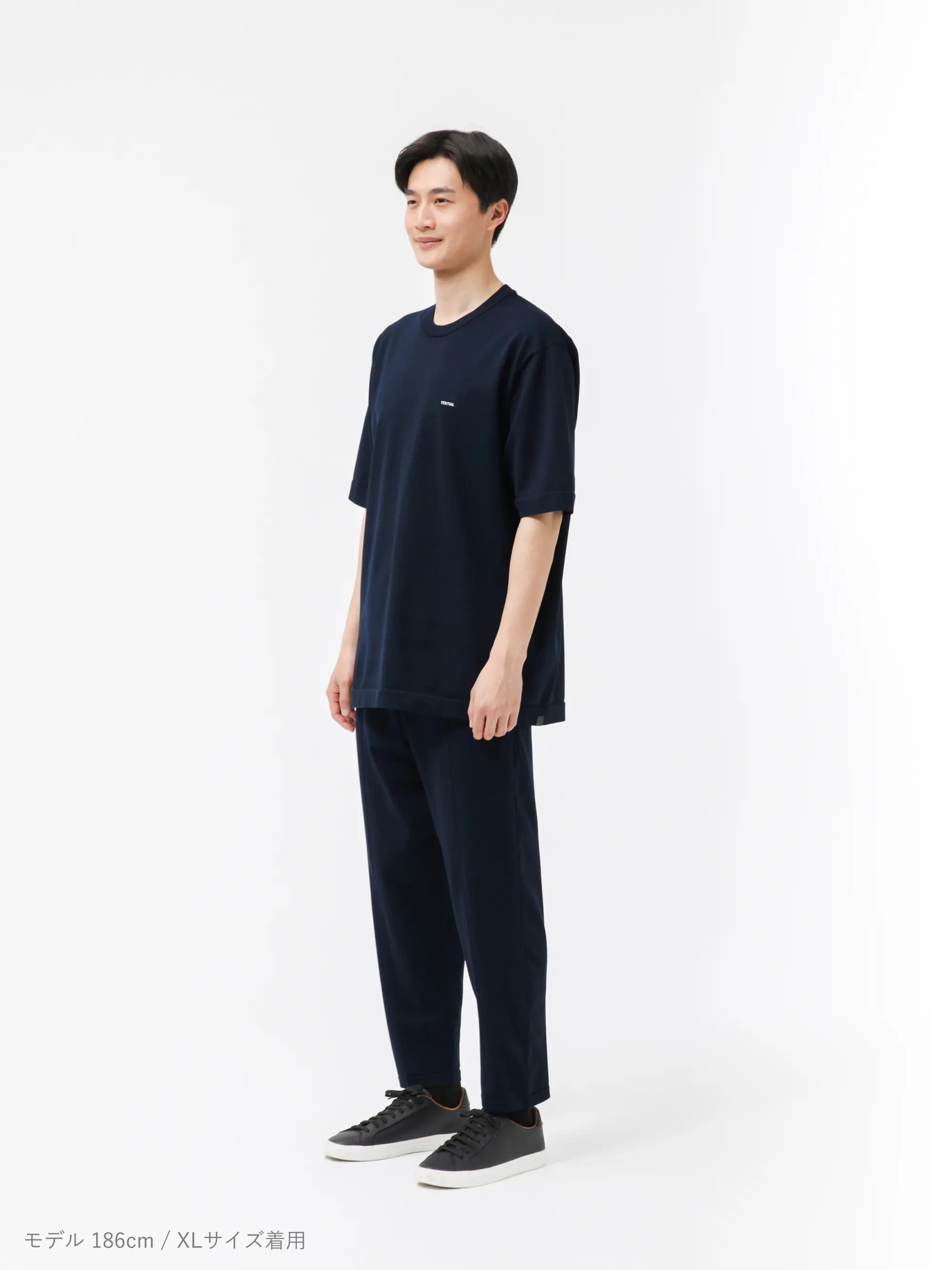 MIGARU Light Knit Short Sleeve T-Shirt / 上下セット（半袖Tシャツ