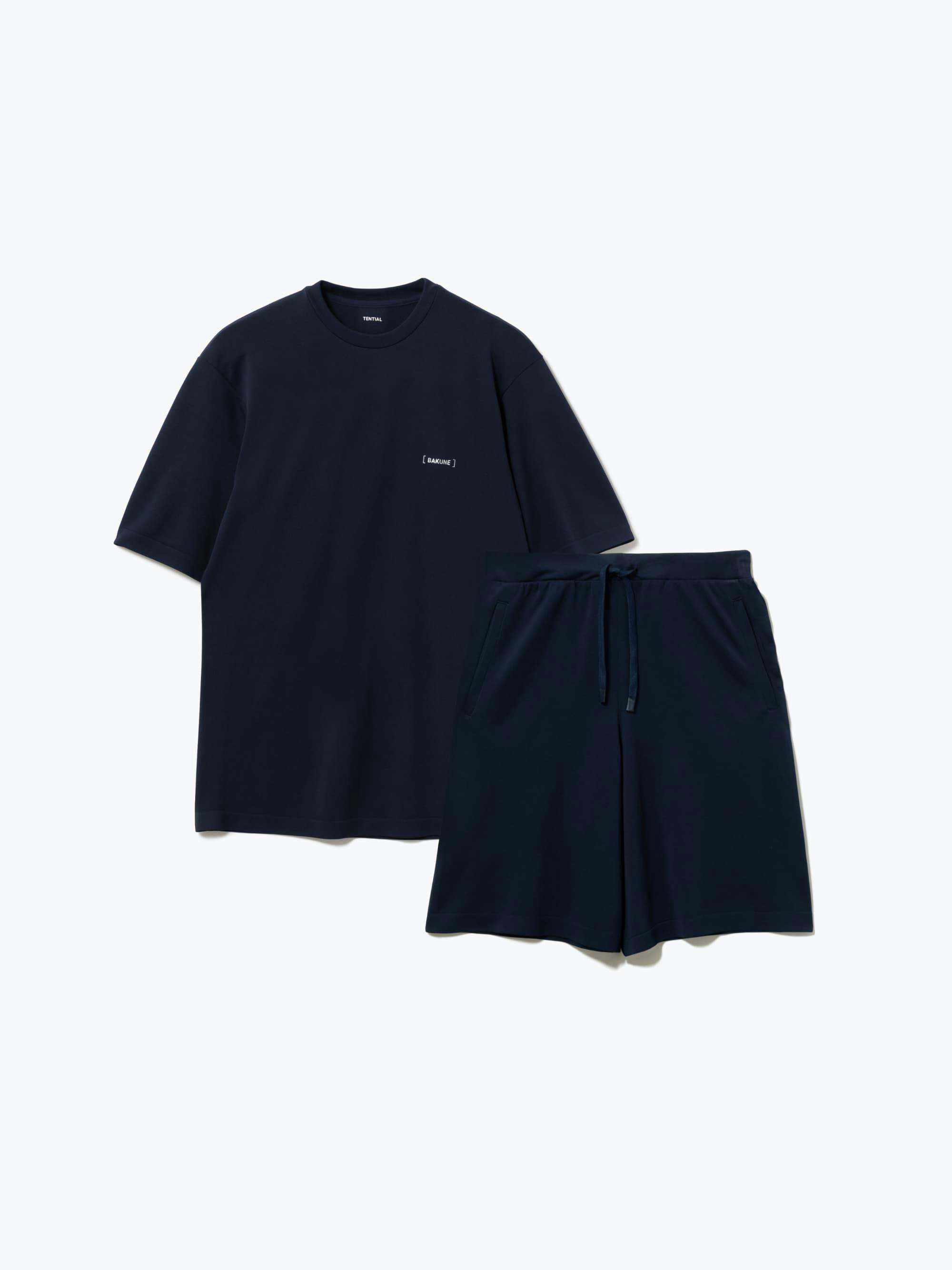 BAKUNE 3D Dry Women's 半袖 Navy