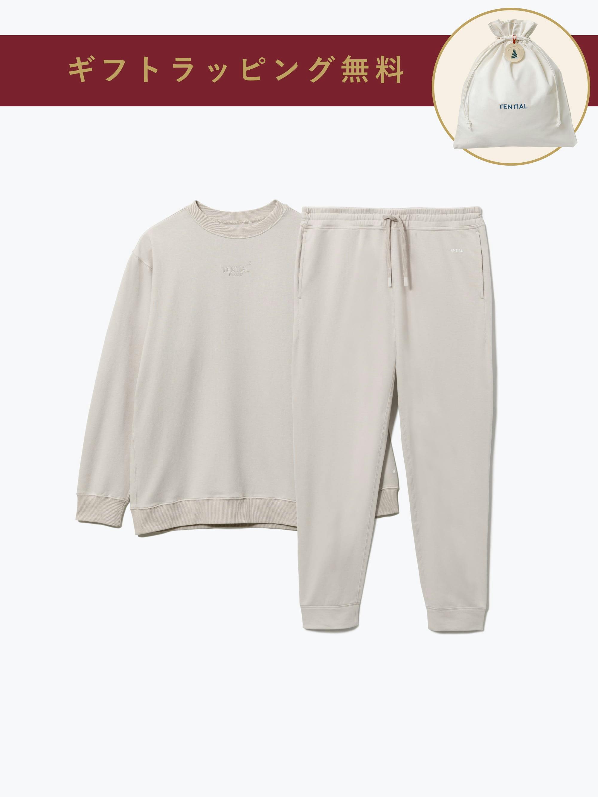 BAKUNE スウェット メンズ 長袖 Greige