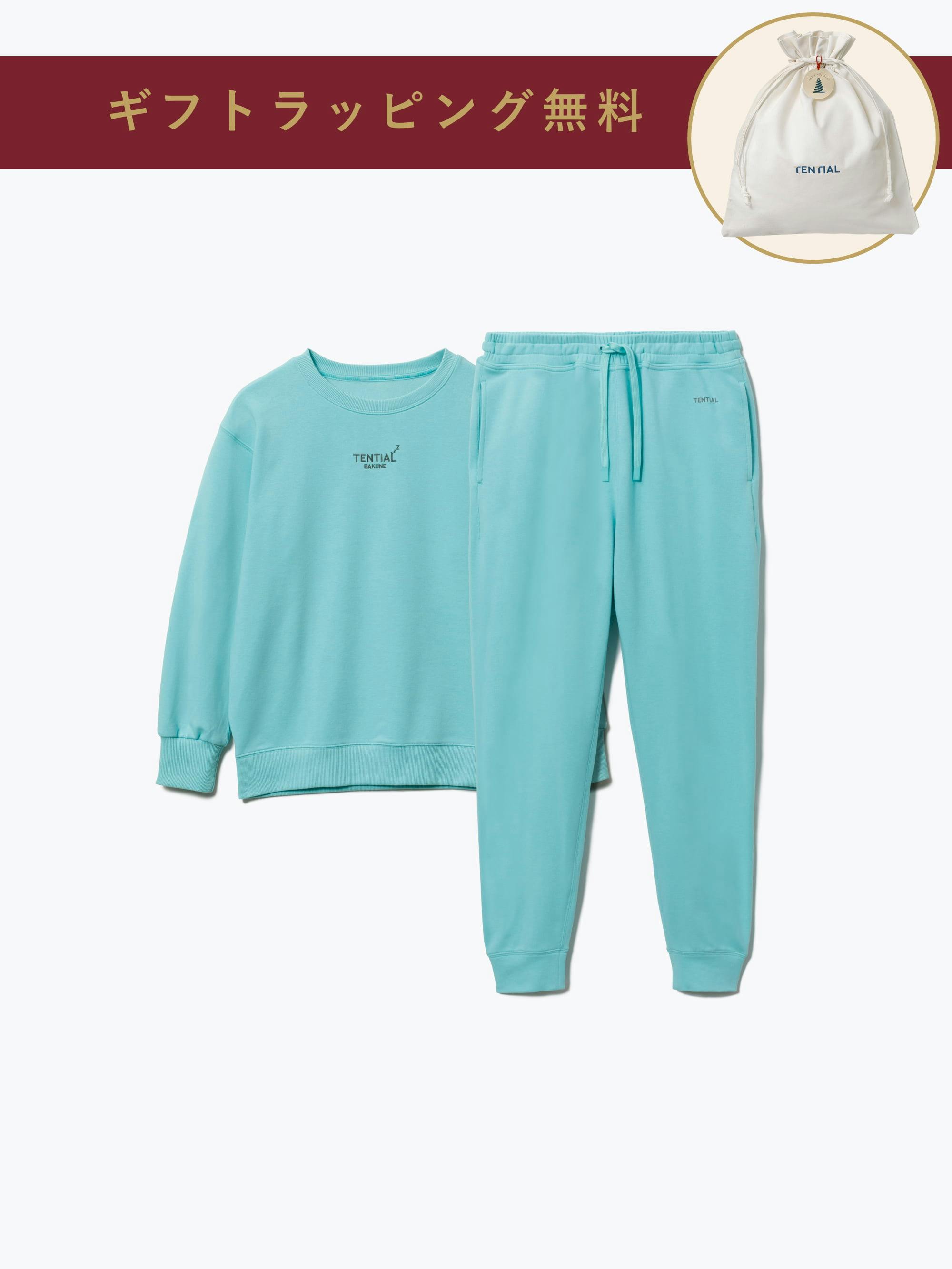 BAKUNE スウェット ウィメンズ 長袖 Turquoise