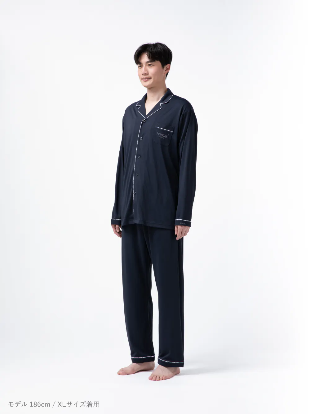 TENTIAL BAKUNE Pajamas Dry ネイビー BAKUNE Pajamas Dry 上下セット（長袖シャツ・ロングパンツ）_25SS