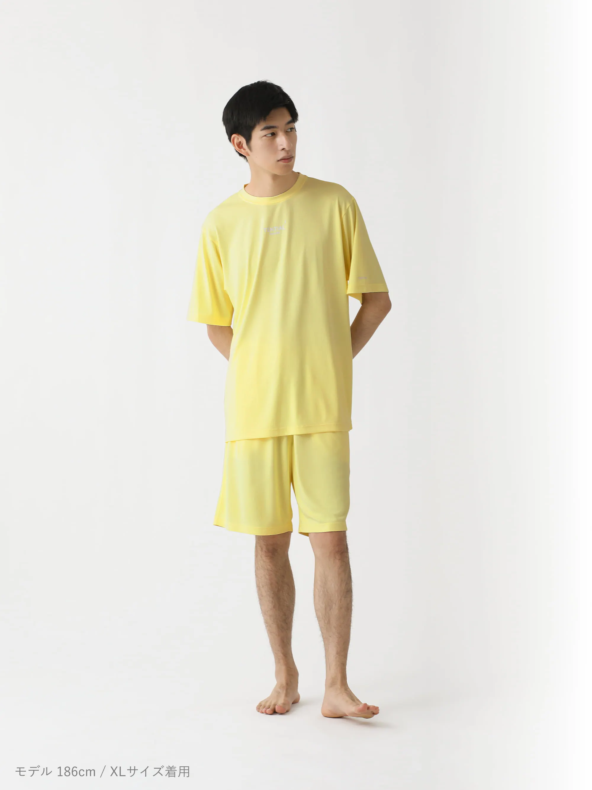 BAKUNE Dry Men's 半袖 Yellow