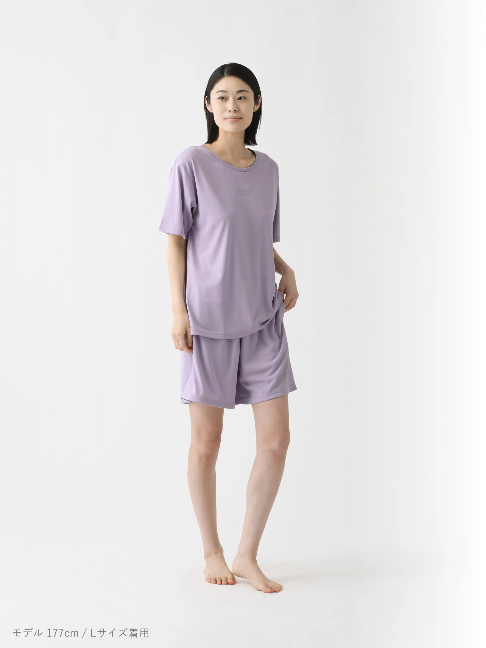BAKUNE Dry Women's 半袖 Lavender