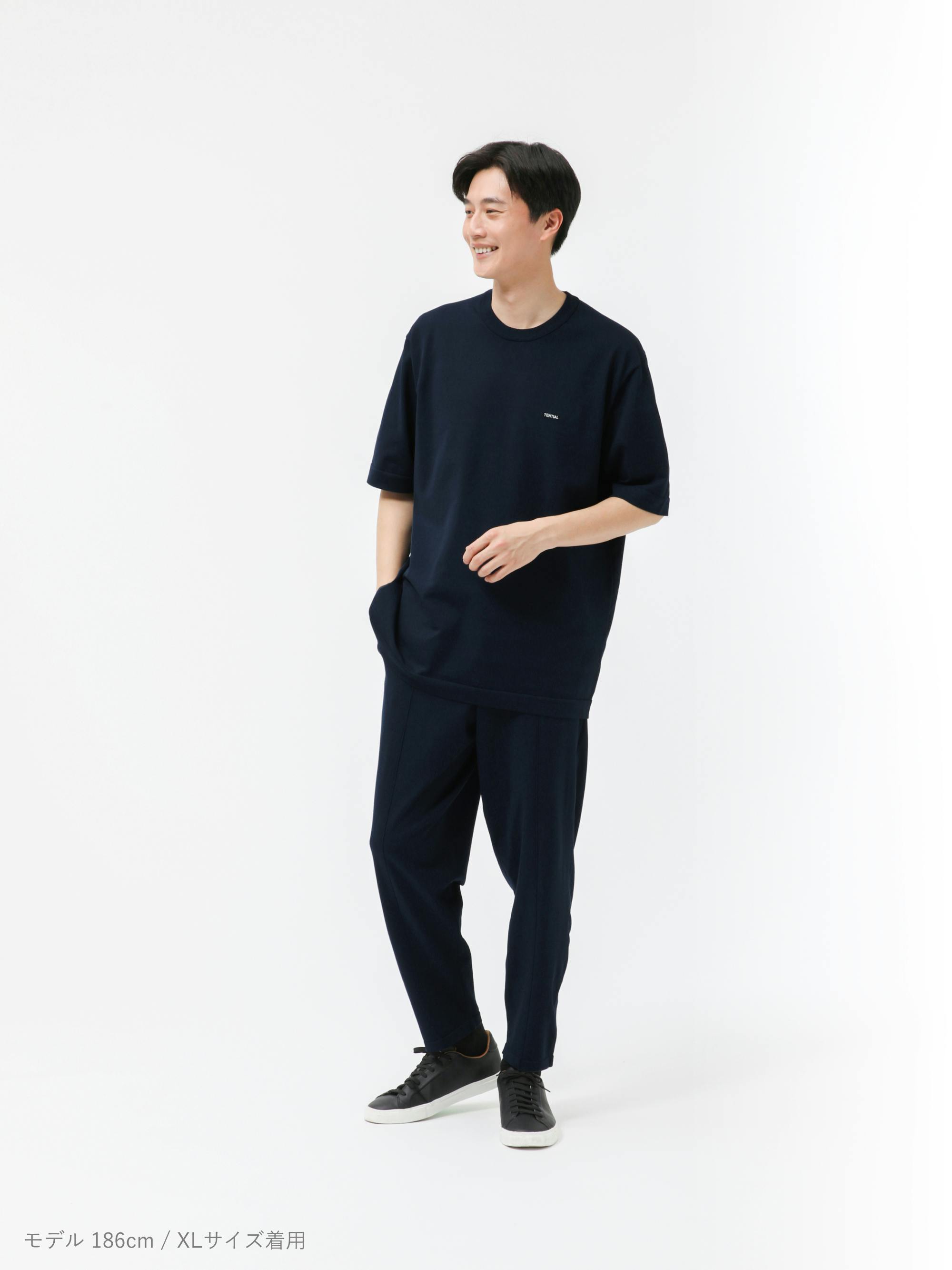 MIGARU Light Knit Short Sleeve T-Shirt / 上下セット（半袖T