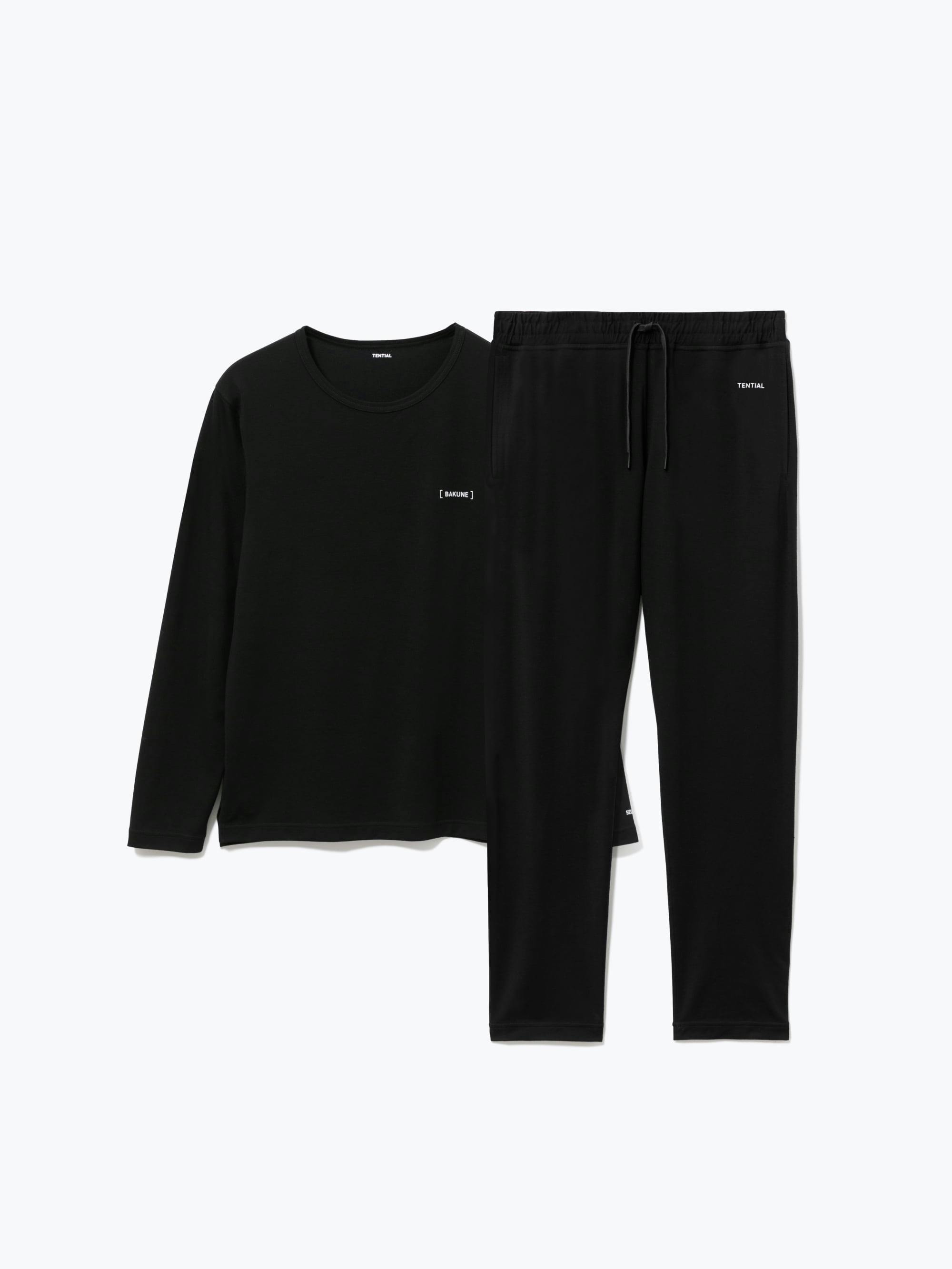 BAKUNE メリノウール / 上下セット（長袖クルーネックシャツ・ロング