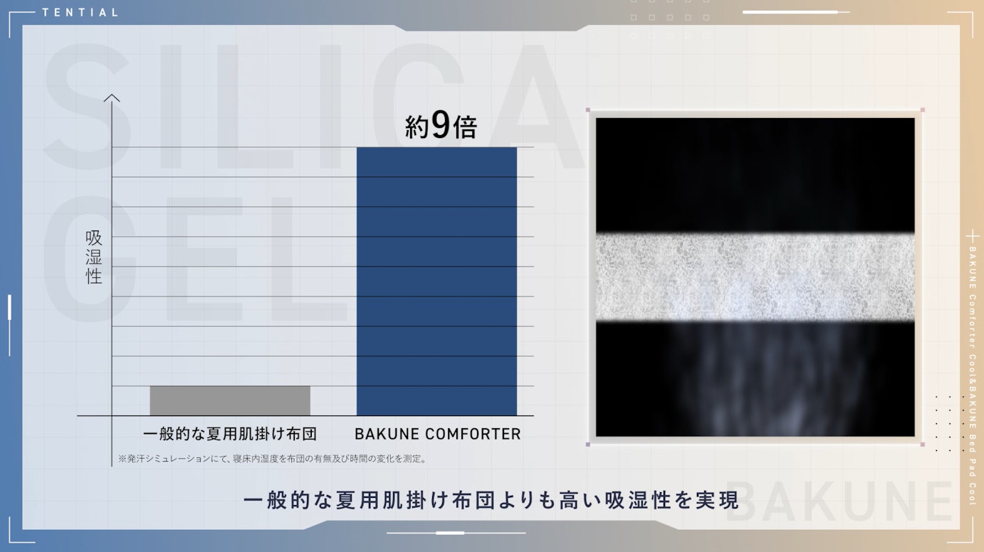 BAKUNE Comforter Cool / 夏用肌掛け布団 | TENTIAL[テンシャル BAKUNE Comforter Cool / 夏用肌掛け布団 | TENTIAL[テンシャル