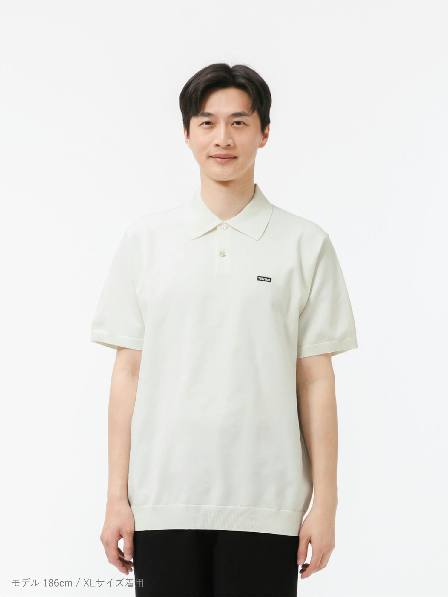 MIGARU Light Knit Short Sleeve Polo Shirt / 半袖ポロシャツ