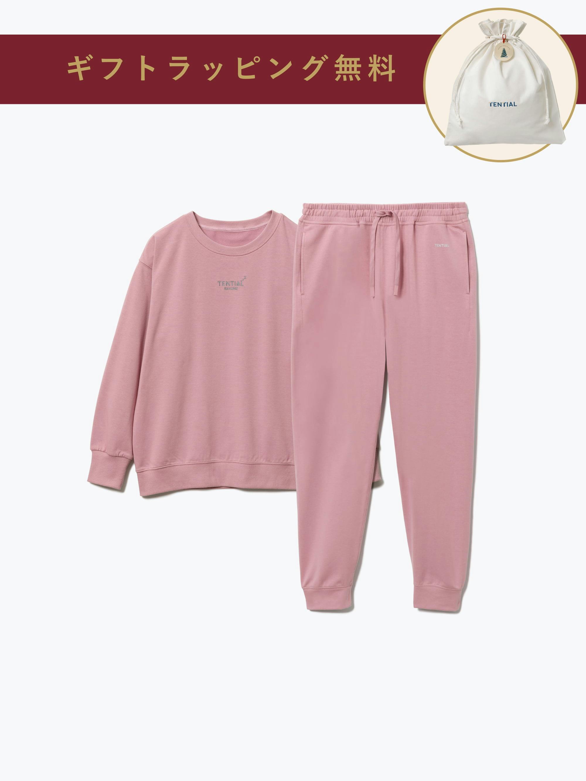 BAKUNE スウェット ウィメンズ 長袖 Pink