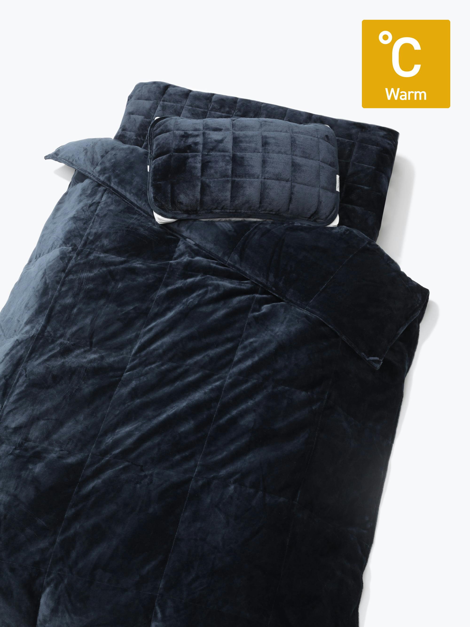 冬用寝具3点セット / 冬用掛け布団・冬用敷きパッド・冬用枕パッド2枚セット