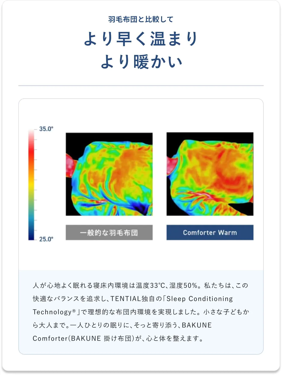 BAKUNE 掛け布団 ウォーム | TENTIAL公式オンラインストア
