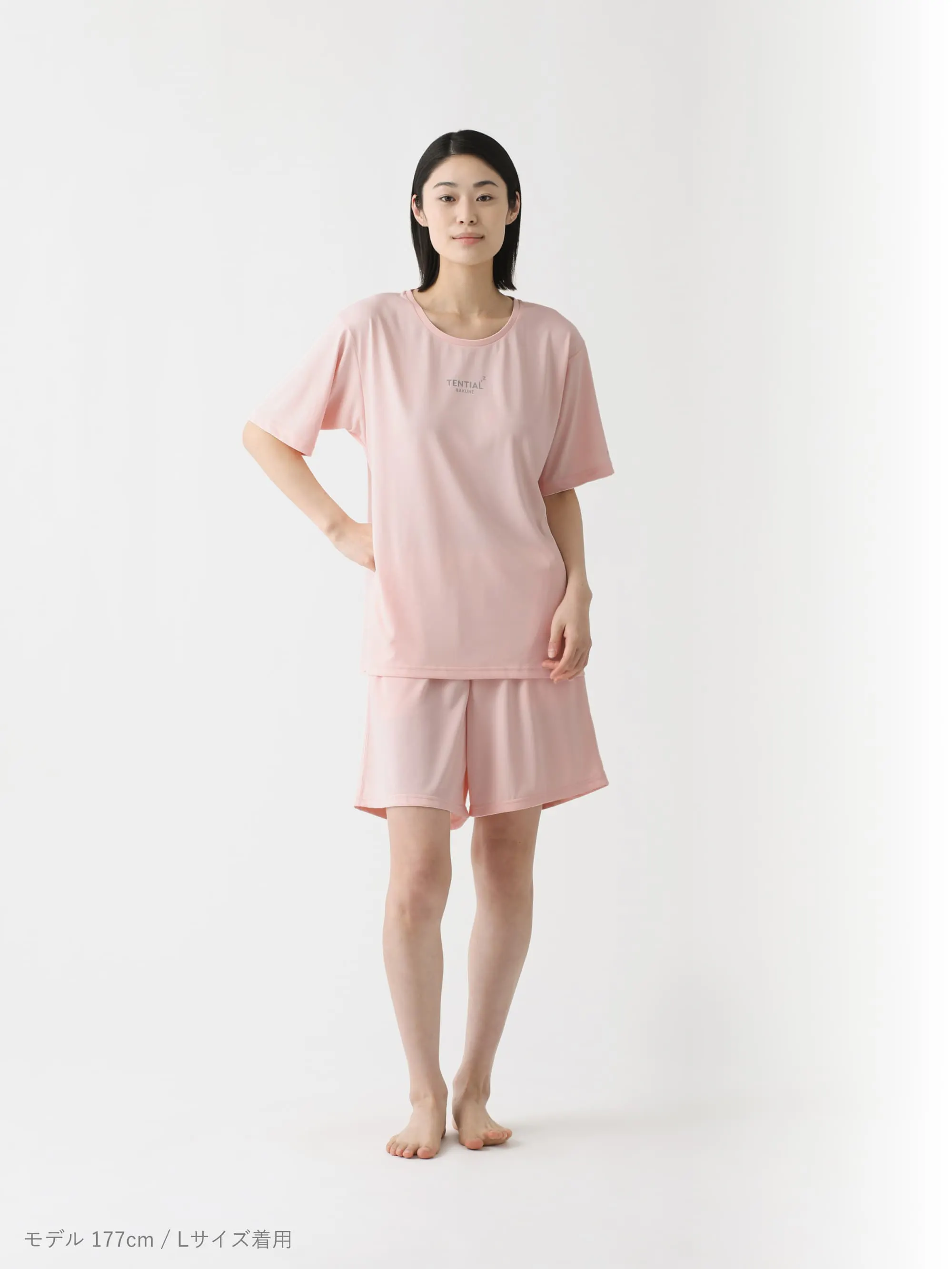 BAKUNE Dry Women's 半袖 Pink