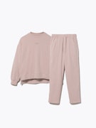 【RENEWAL】BAKUNE Ladies(テーパードパンツ) 長袖 Smoke-pink