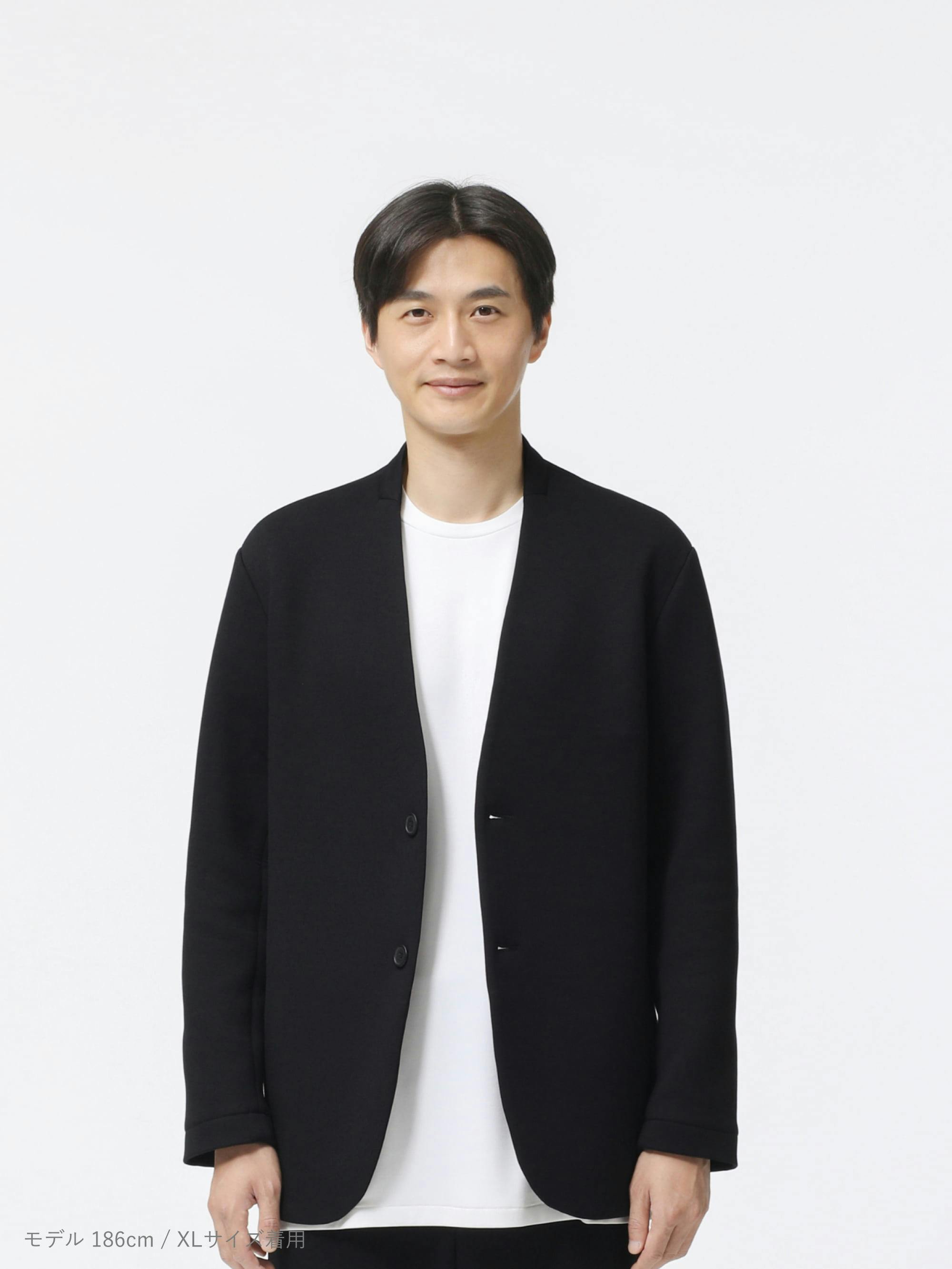 テックスウェット】カラーレスジャケット メンズ / 上下セット（カラー