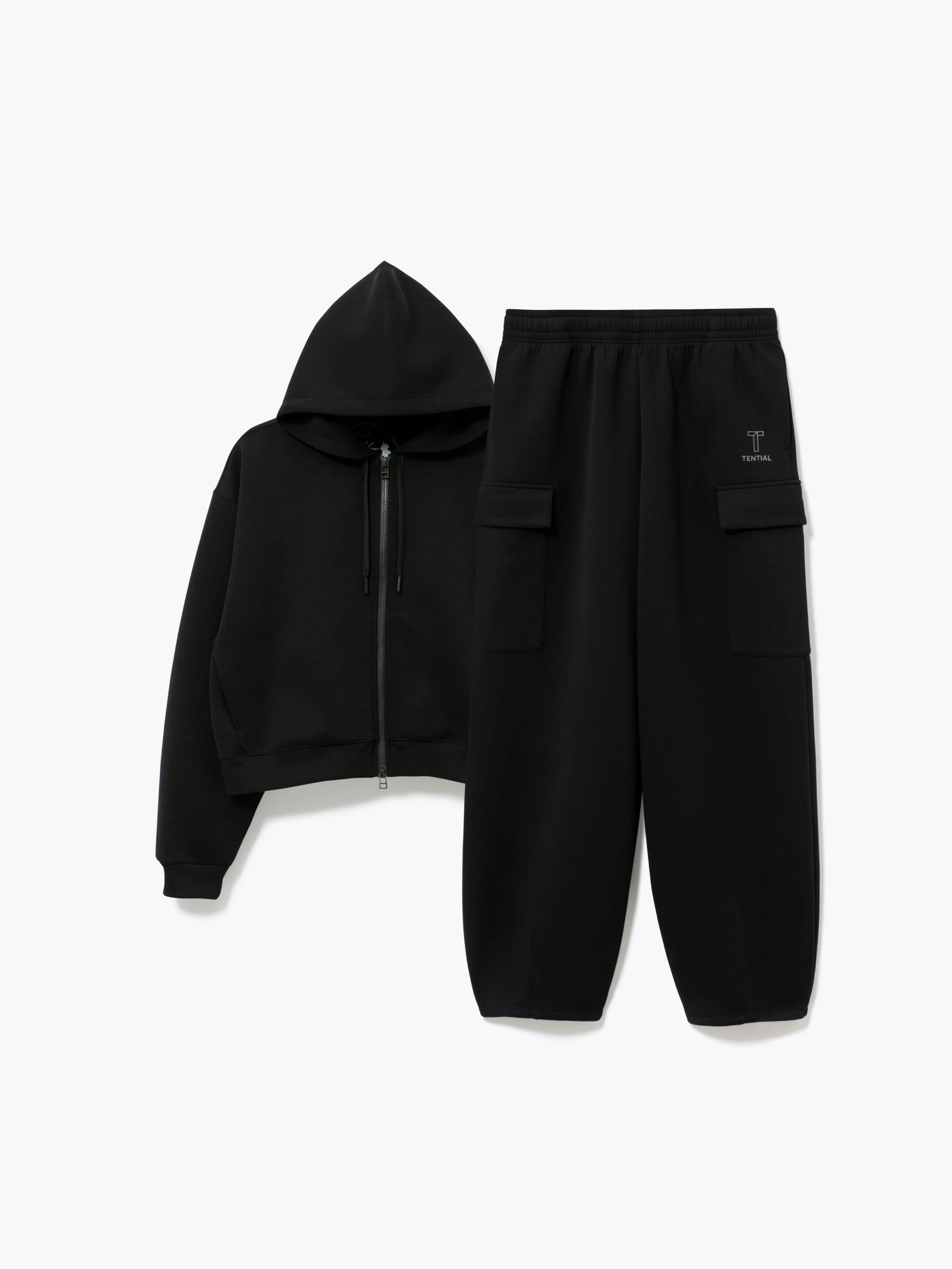 【テックスウェット】フルジップフーディー ウィメンズ （志田千陽コラボ） / 上下セット（フルジップフーディー・ワイドカーゴパンツ）