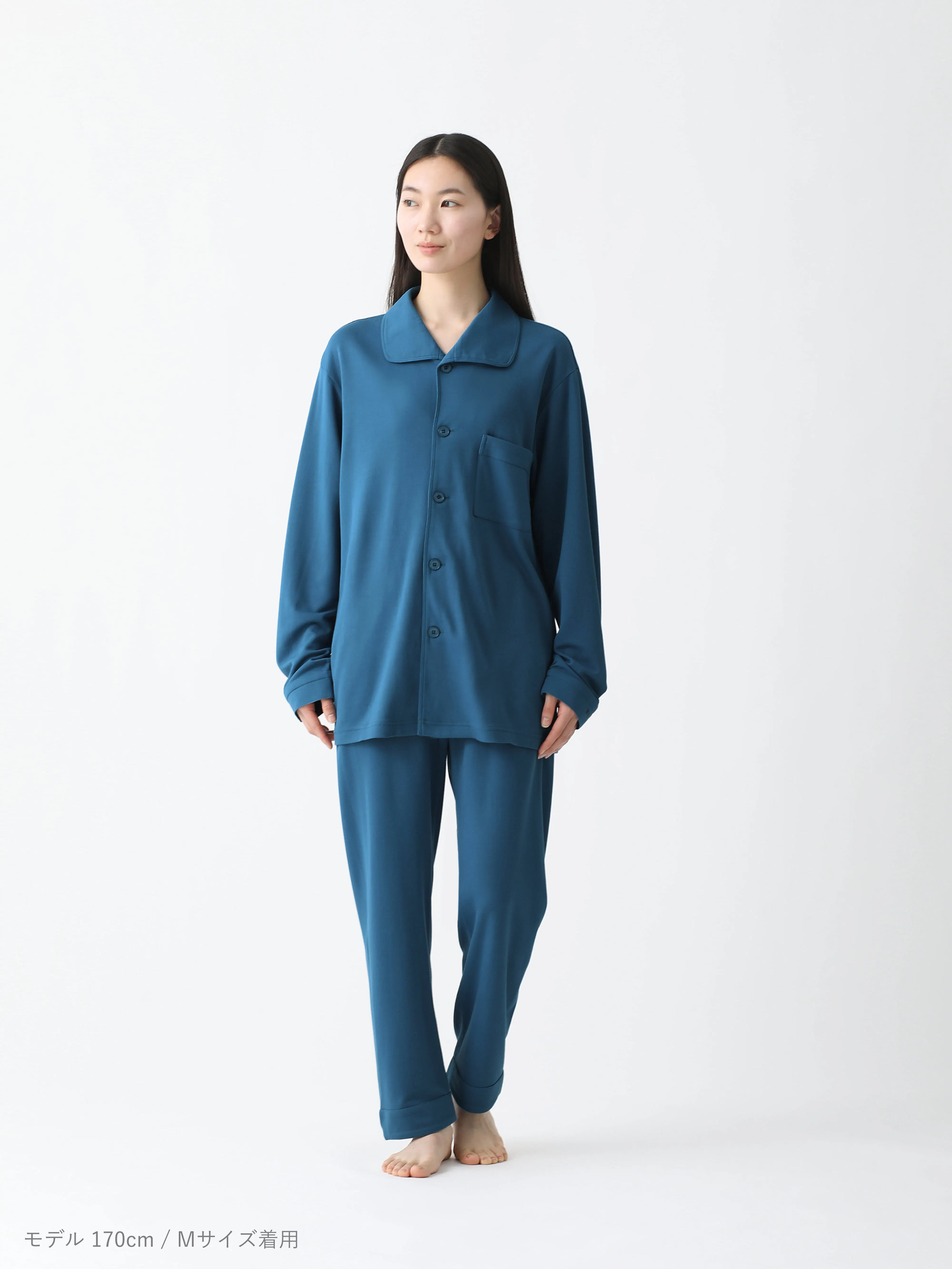母の日・父の日限定】パジャマ スムース / 上下セット（長袖シャツ