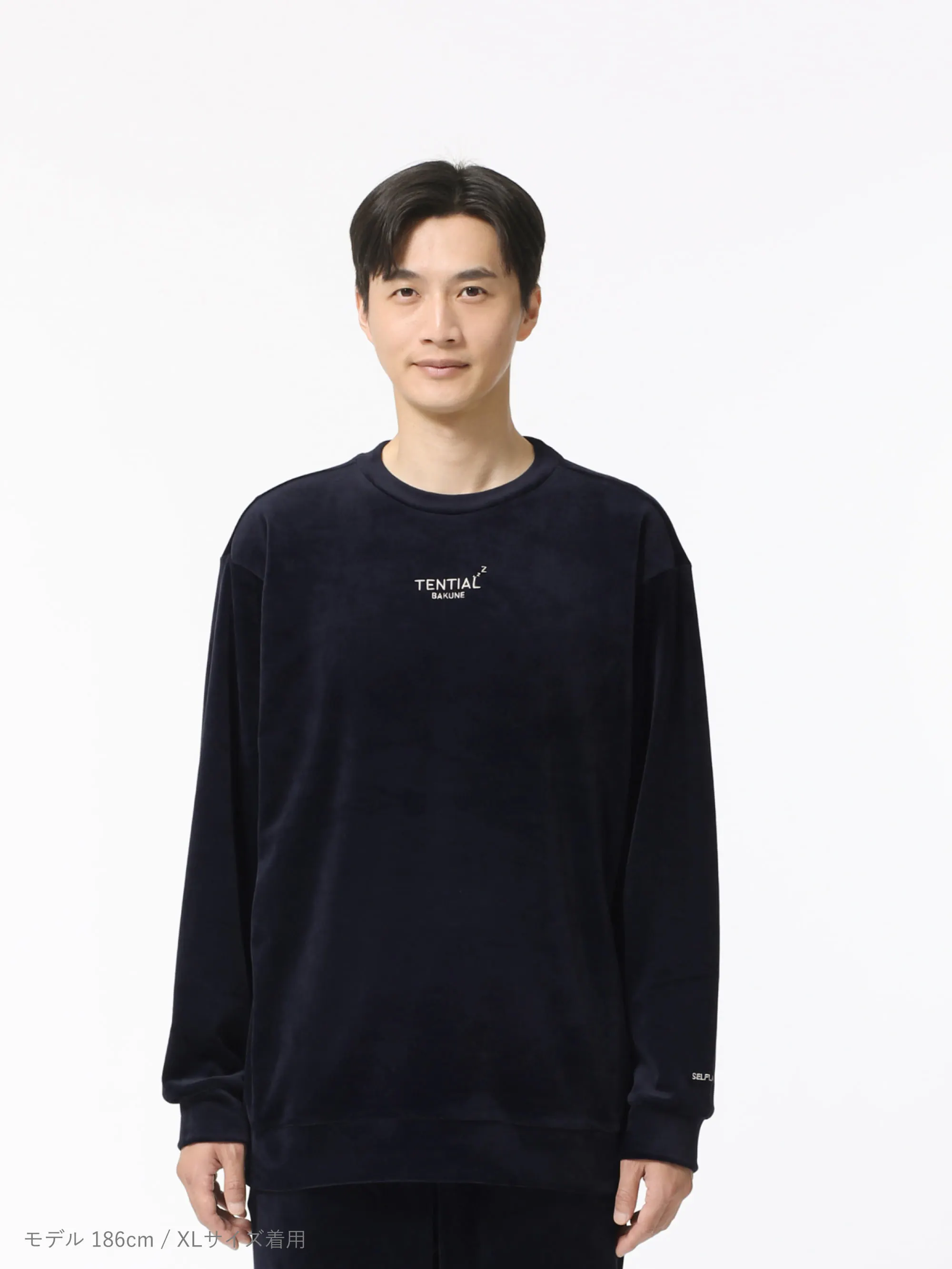 BAKUNE ベロア / 長袖クルーネックシャツ_25FW | TENTIAL公式