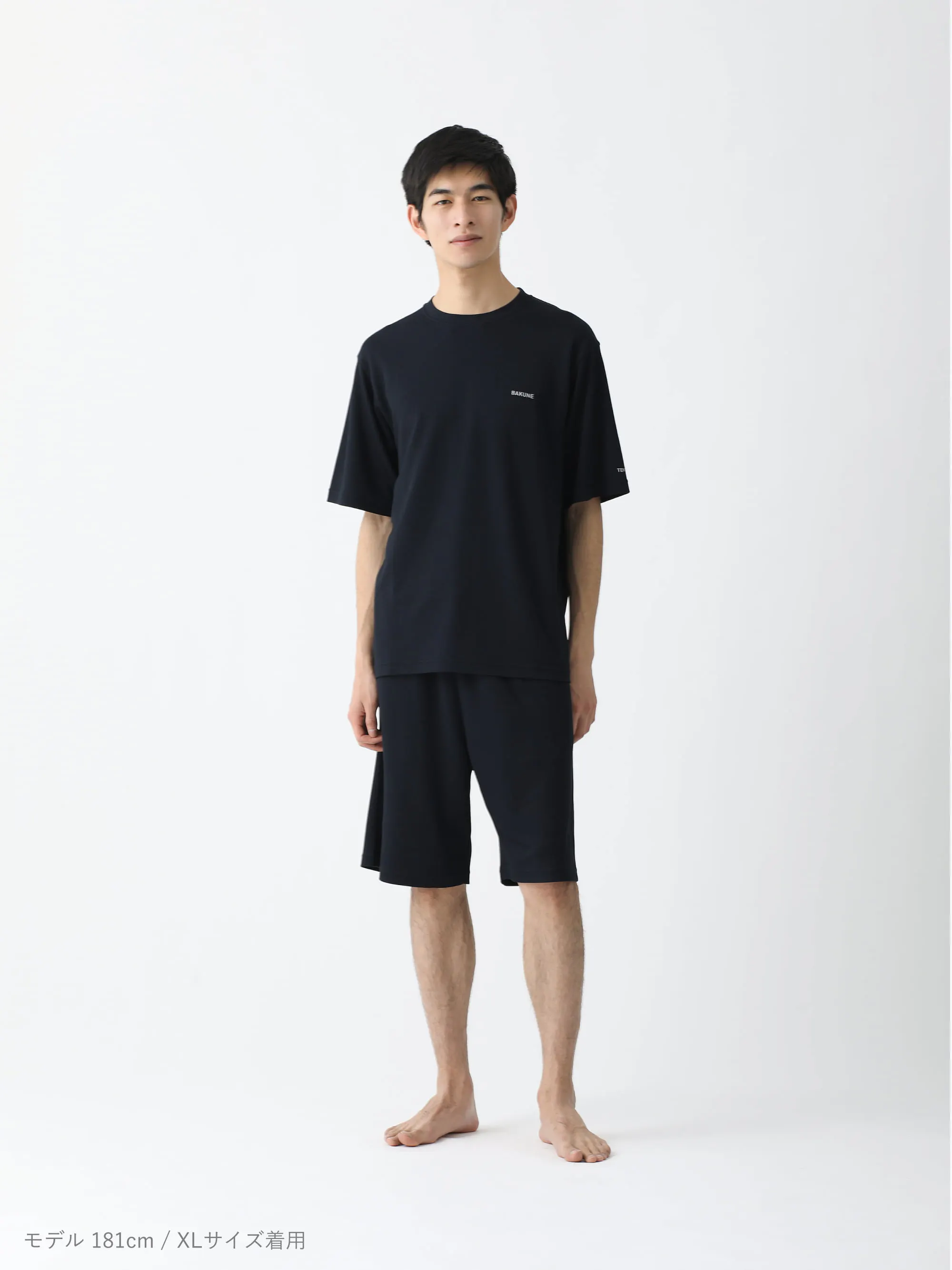 BAKUNE スムース / 上下セット（半袖Tシャツ・ショートパンツ