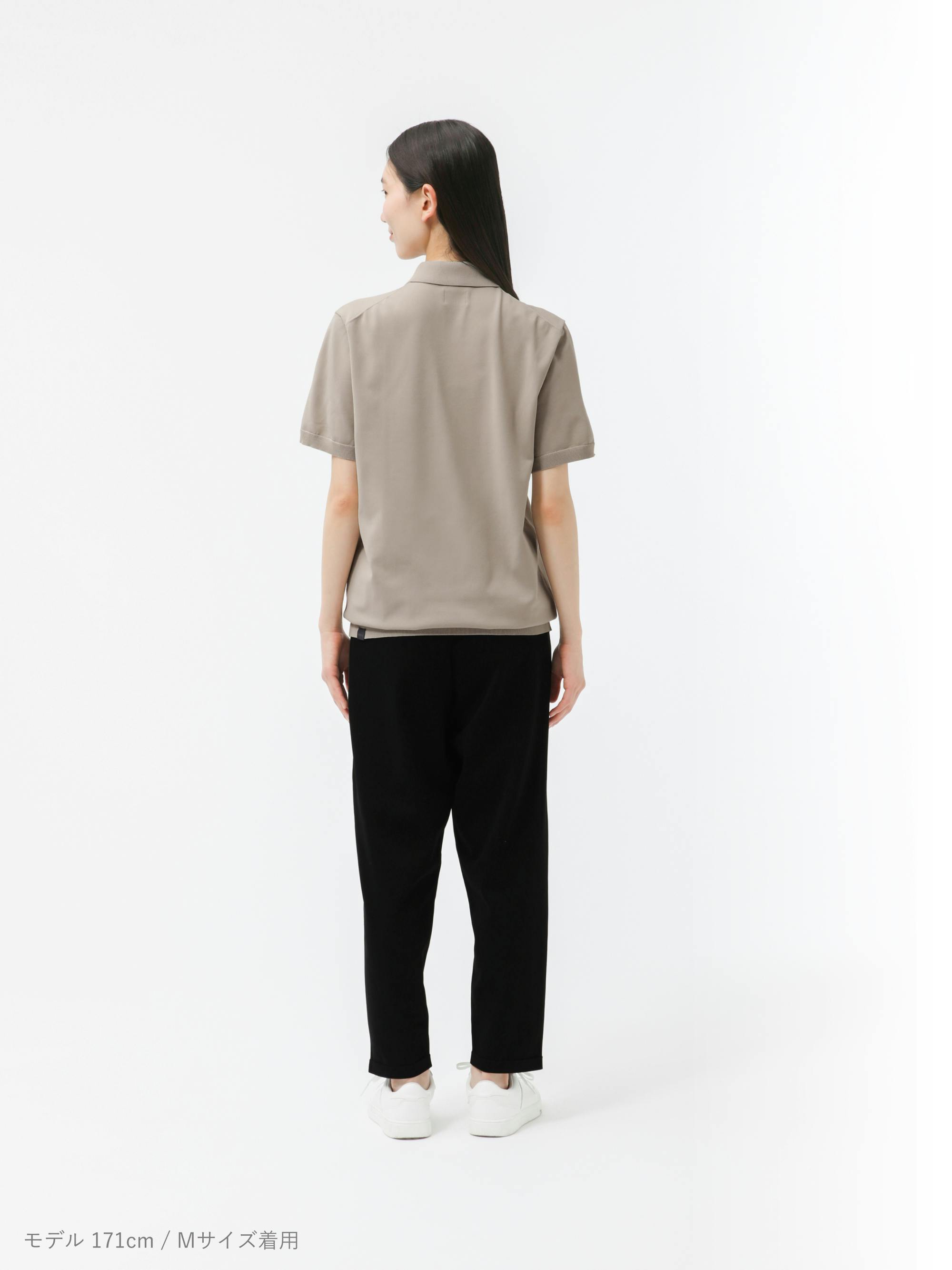 MIGARU Light Knit Short Sleeve Polo Shirt / 上下セット（半袖