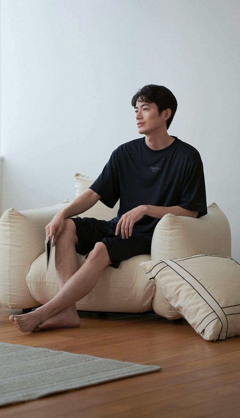 BAKUNE Dry Men's 上下セット（半袖Tシャツ・ショートパンツ）_25SS