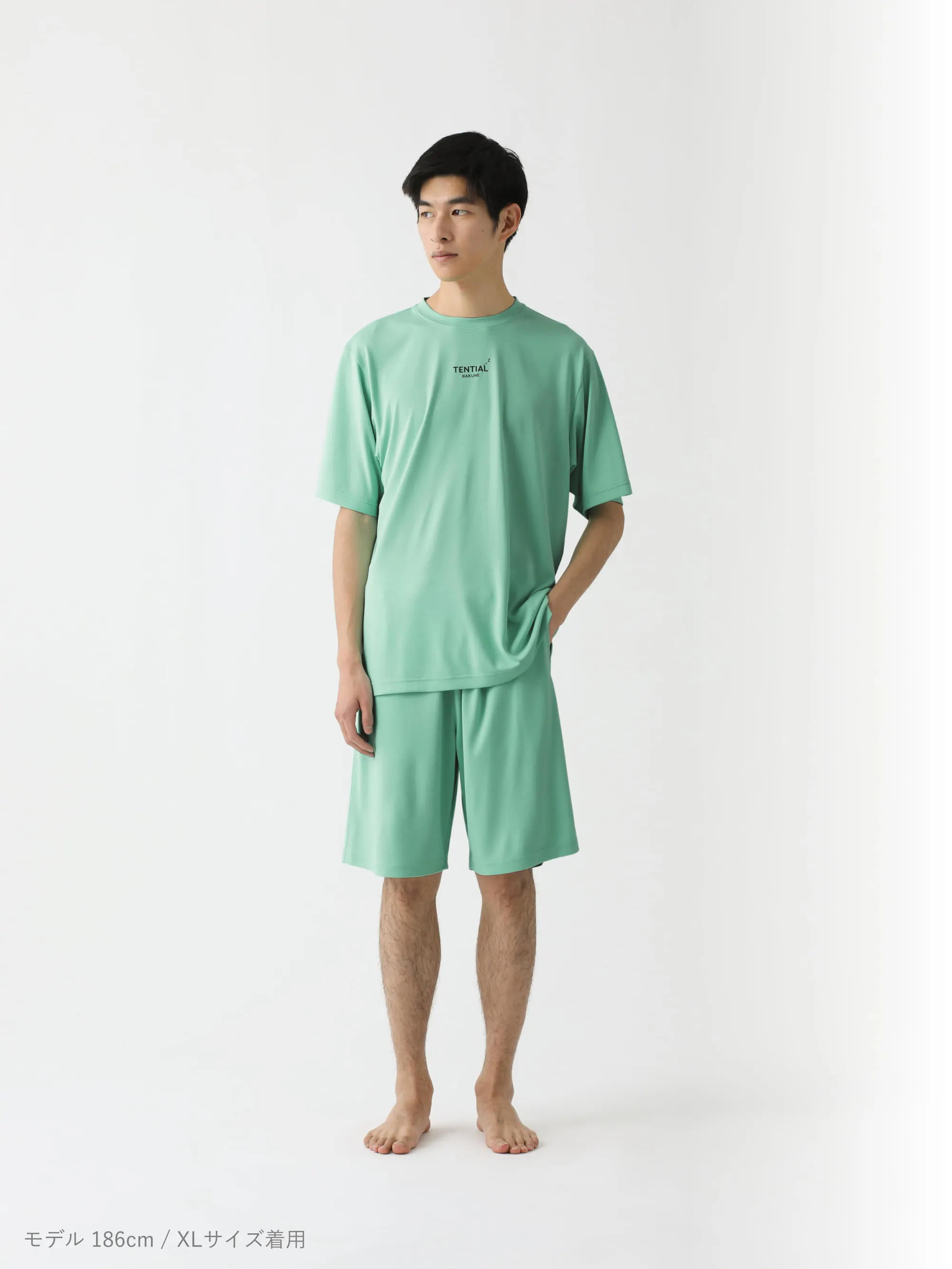 BAKUNE Dry Men's 半袖 Green