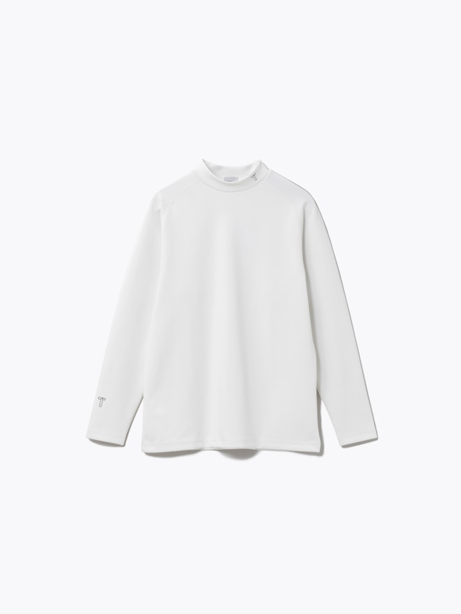 Golf Wear Long Sleeve T-Shirt Mock Neck / 長袖モックネックシャツ