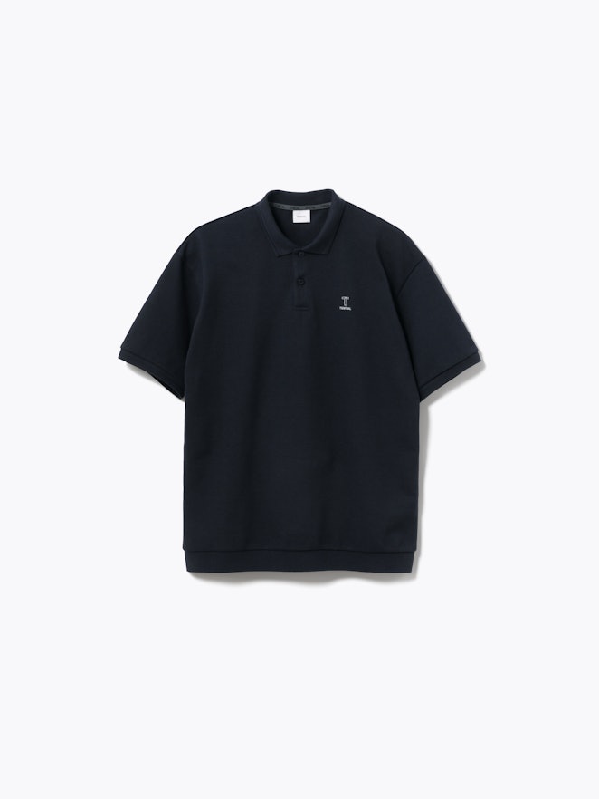 Golf Wear Hem Rib Short Sleeve Polo Shirt / 半袖ポロシャツ