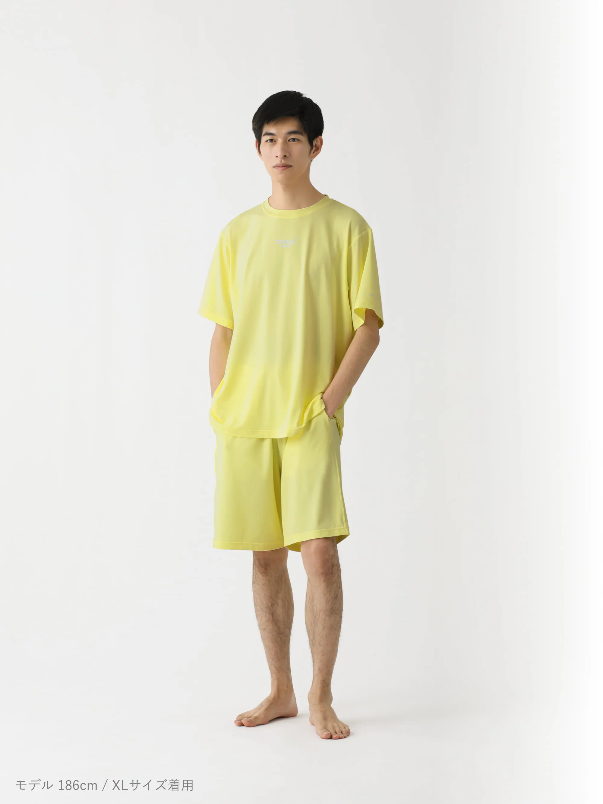 BAKUNE Mesh 上下セット（半袖Tシャツ・ショートパンツ）_25SS