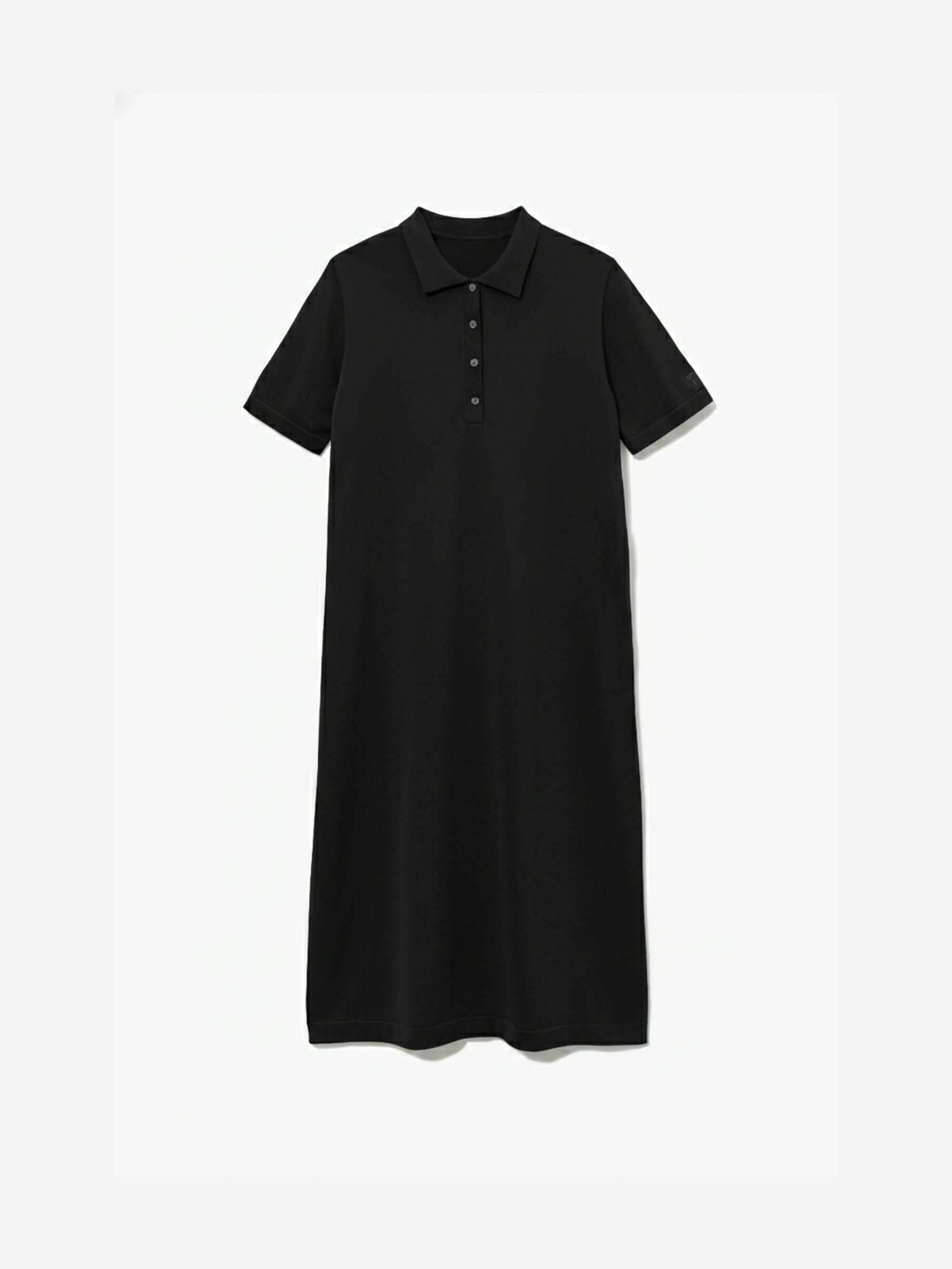 【ライトニット】半袖ポロワンピース ウィメンズ / ワンピース