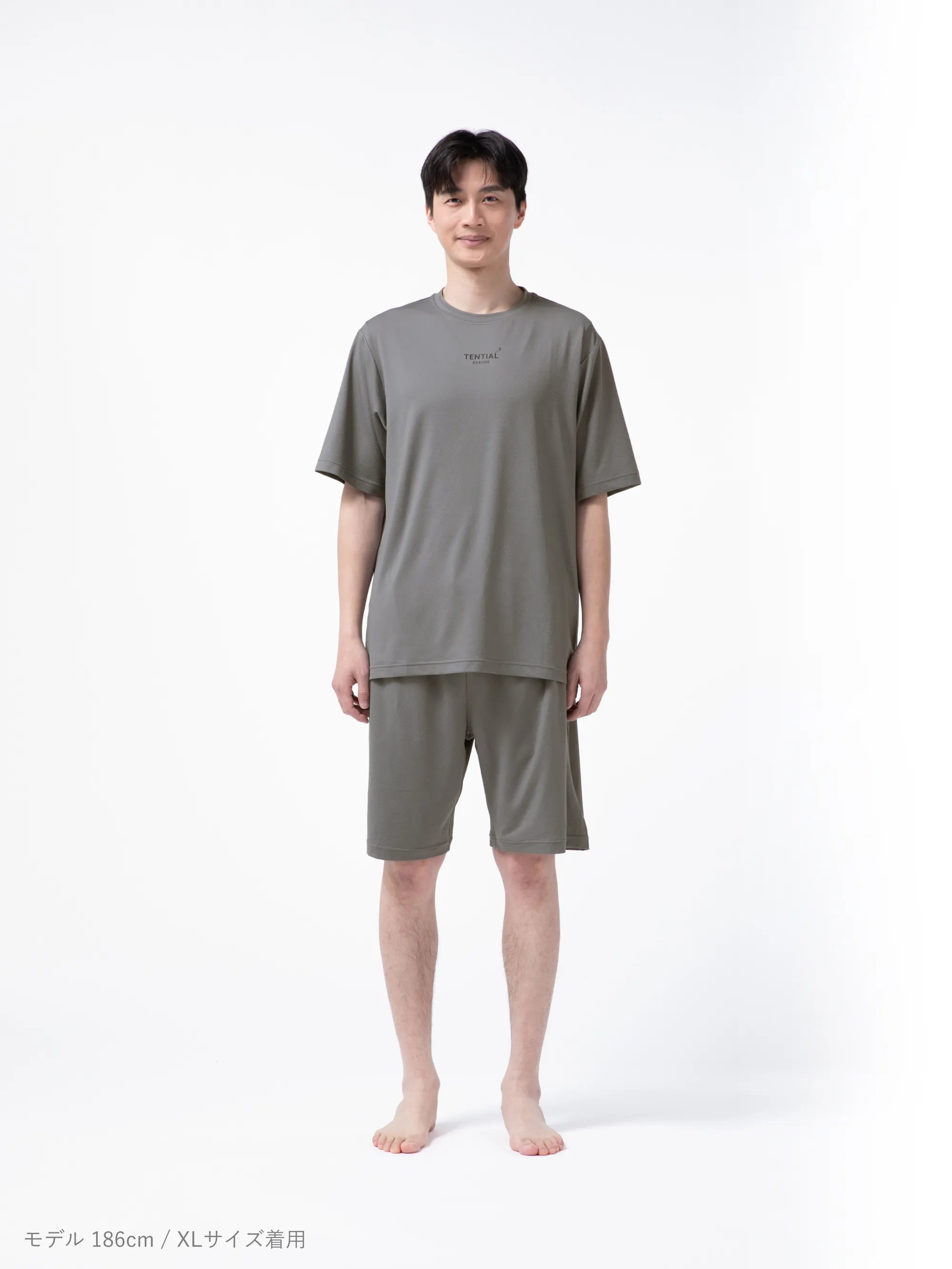 BAKUNE Mesh 上下セット（半袖Tシャツ・ショートパンツ）_25SS