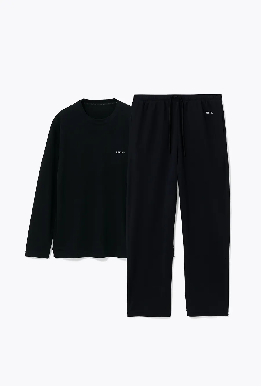 BAKUNE スムース / 上下セット（長袖Tシャツ・ロングパンツ