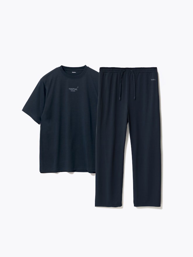 BAKUNE Dry Men's / 上下セット(半袖Tシャツ・ロングパンツ)