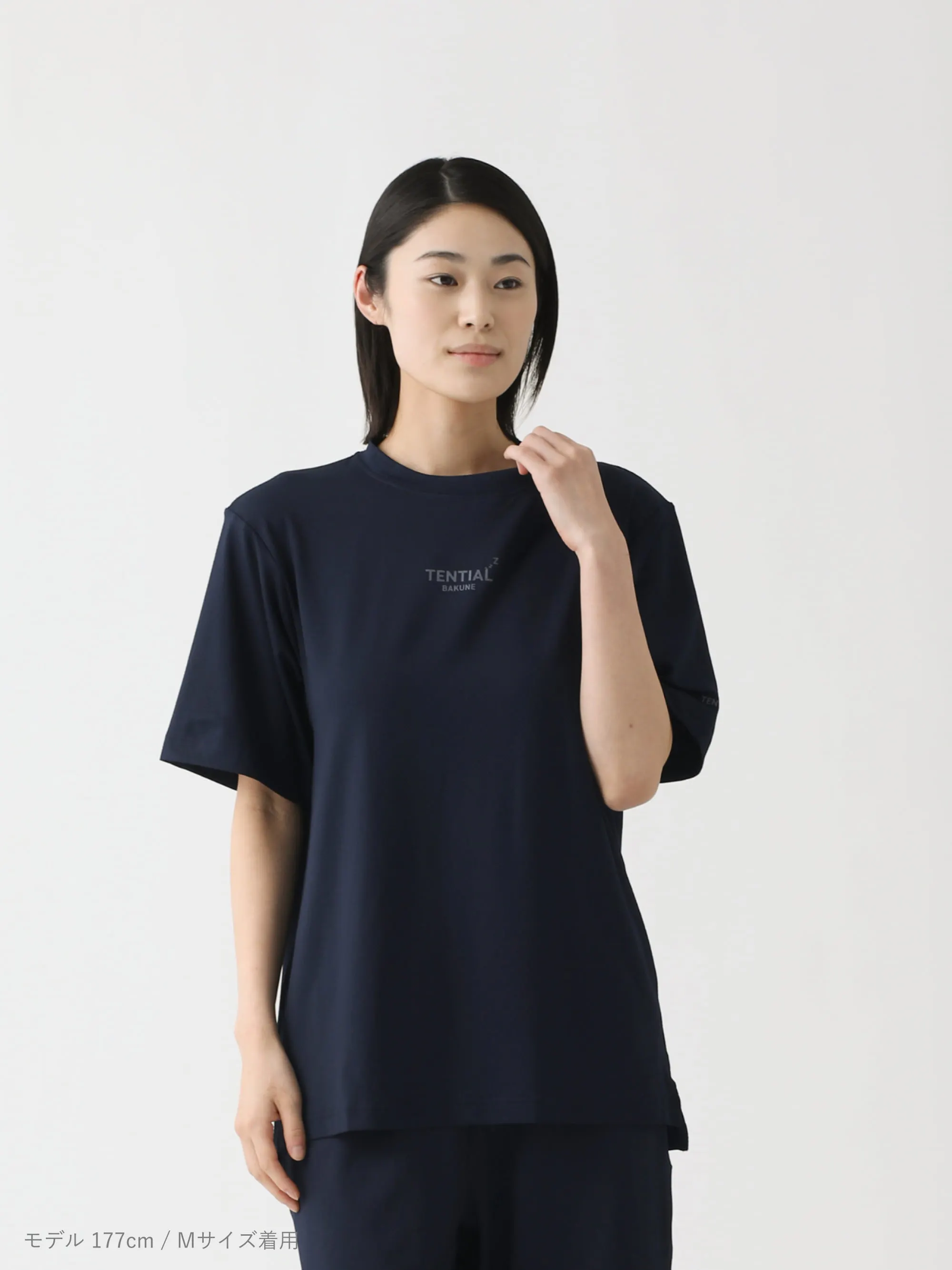 TENTIAL BAKUNE ネイビー Tシャツ Sサイズ　半袖 BAKUNE Mesh / 半袖Tシャツ | TENTIAL公式オンラインストア