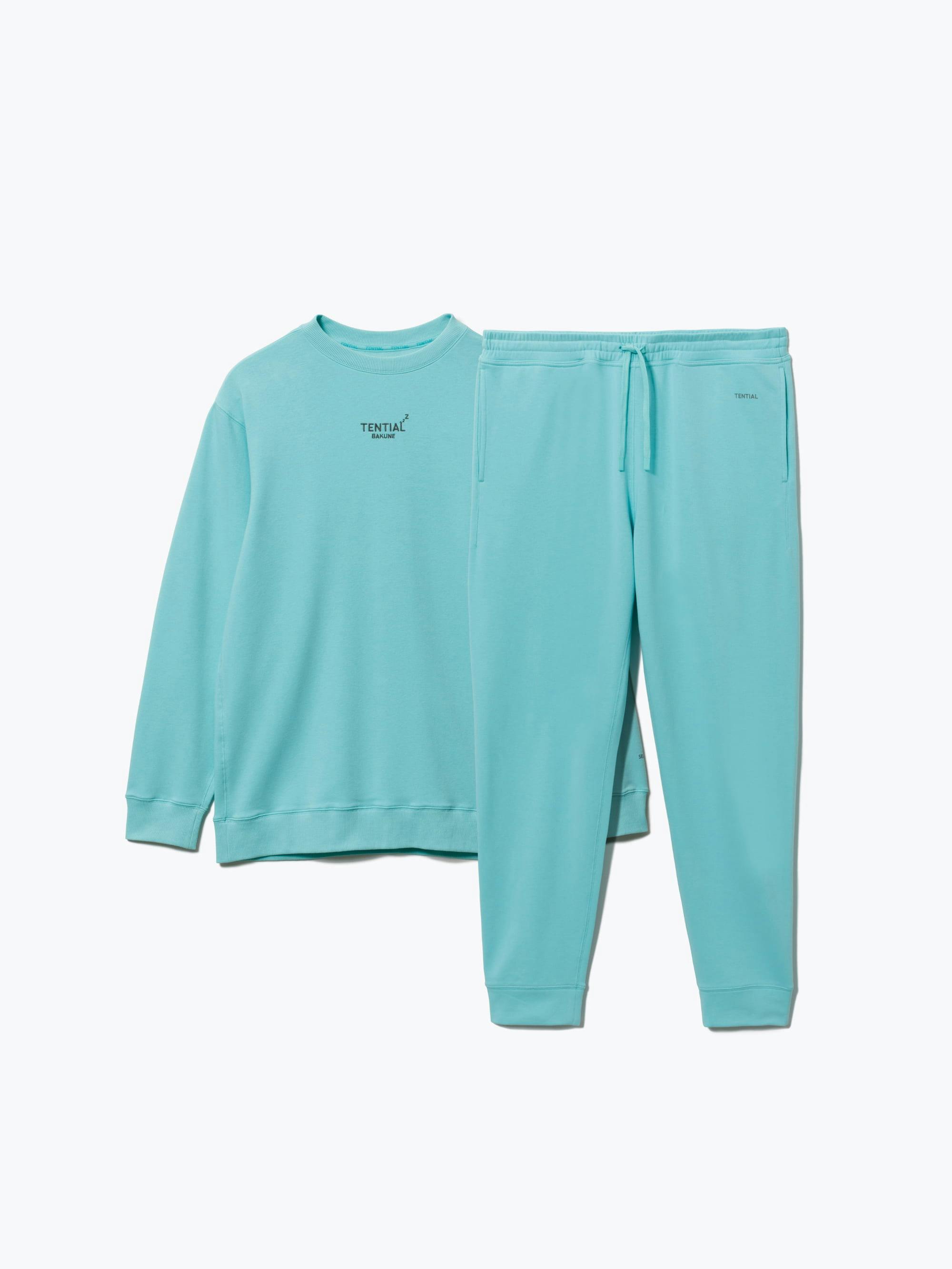 BAKUNE スウェット メンズ 長袖 Turquoise