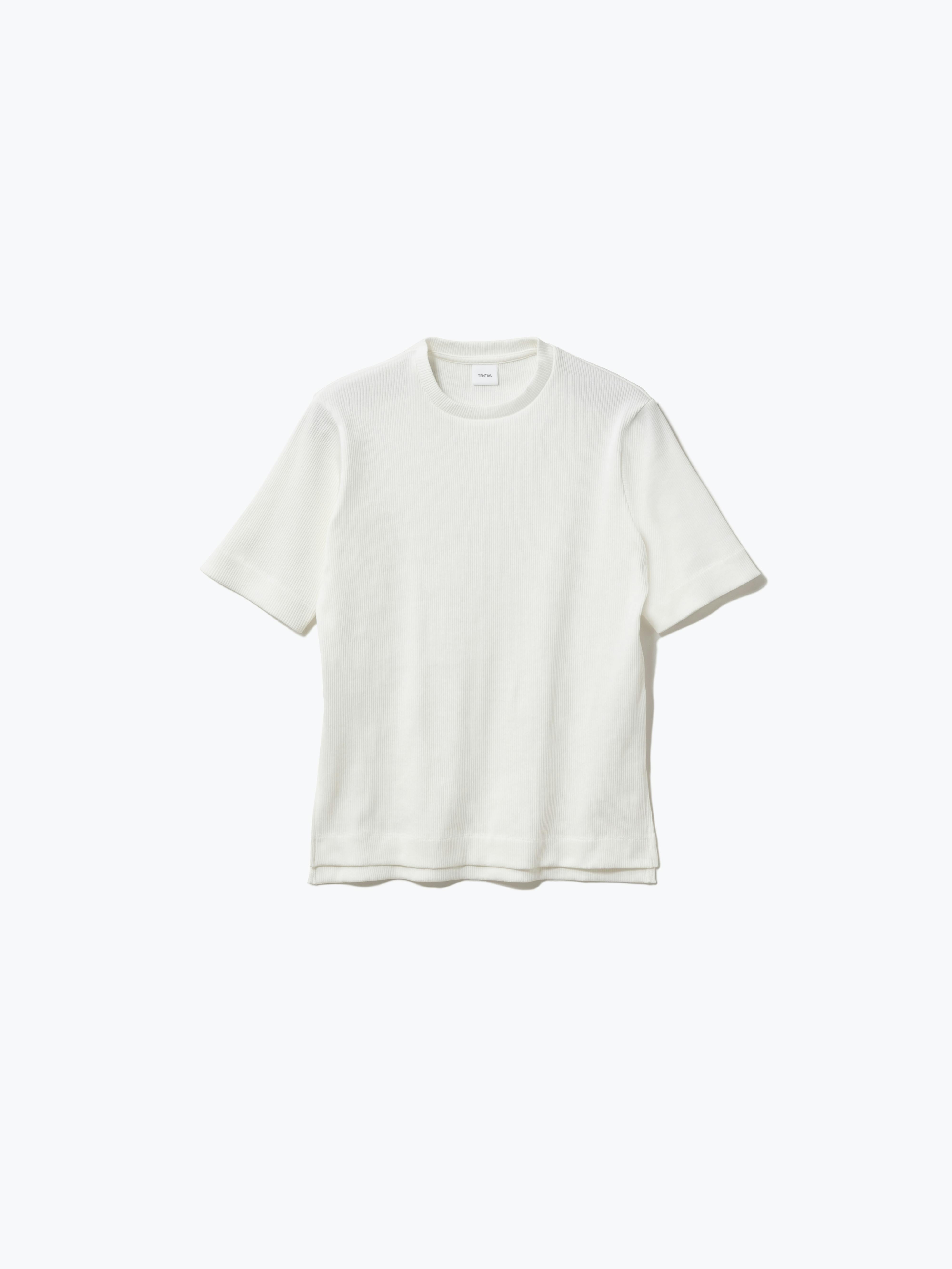 MIGARU Rib Women's Short Sleeve T-Shirt_25SS | TENTIAL MIGARU Rib Women's Short Sleeve T-Shirt_25SS | TENTIAL