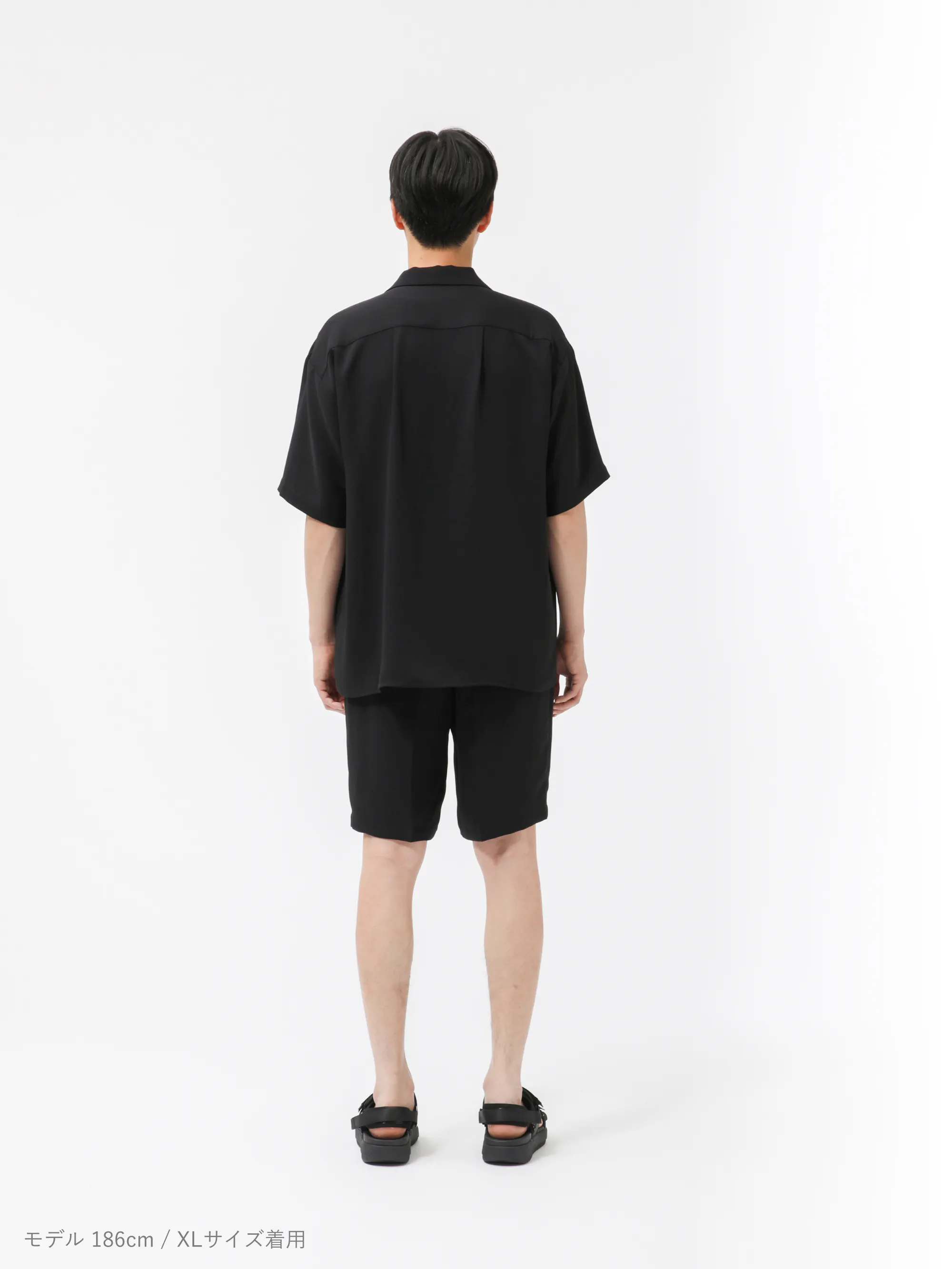 MIGARU Dry Short Sleeve Shirt Open Collar 上下セット（半袖シャツ