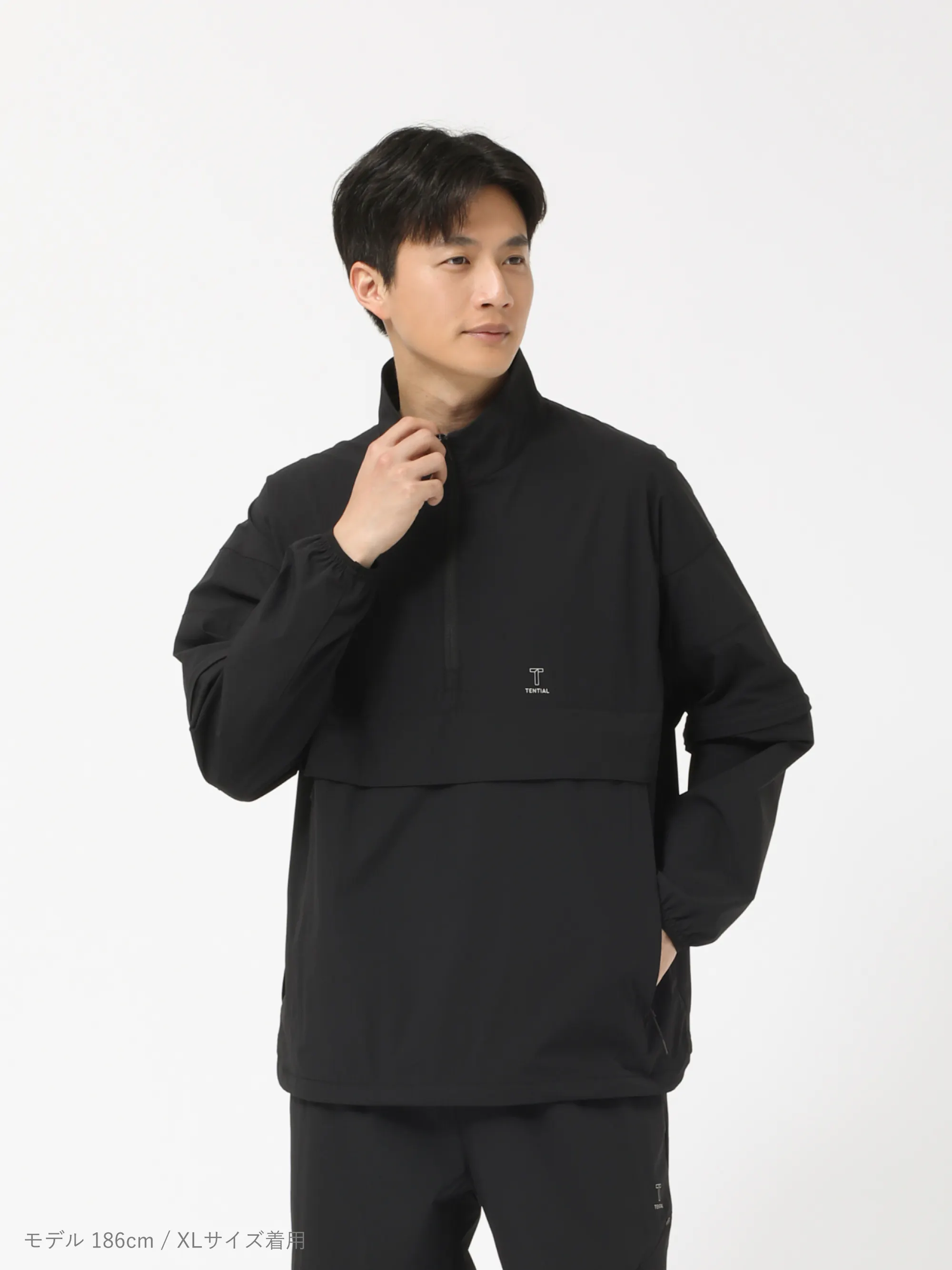 Golf Wear Woven Long Sleeve Blouson Half Zip / 上下セット Golf Wear Woven Long Sleeve Blouson Half Zip / 上下セット