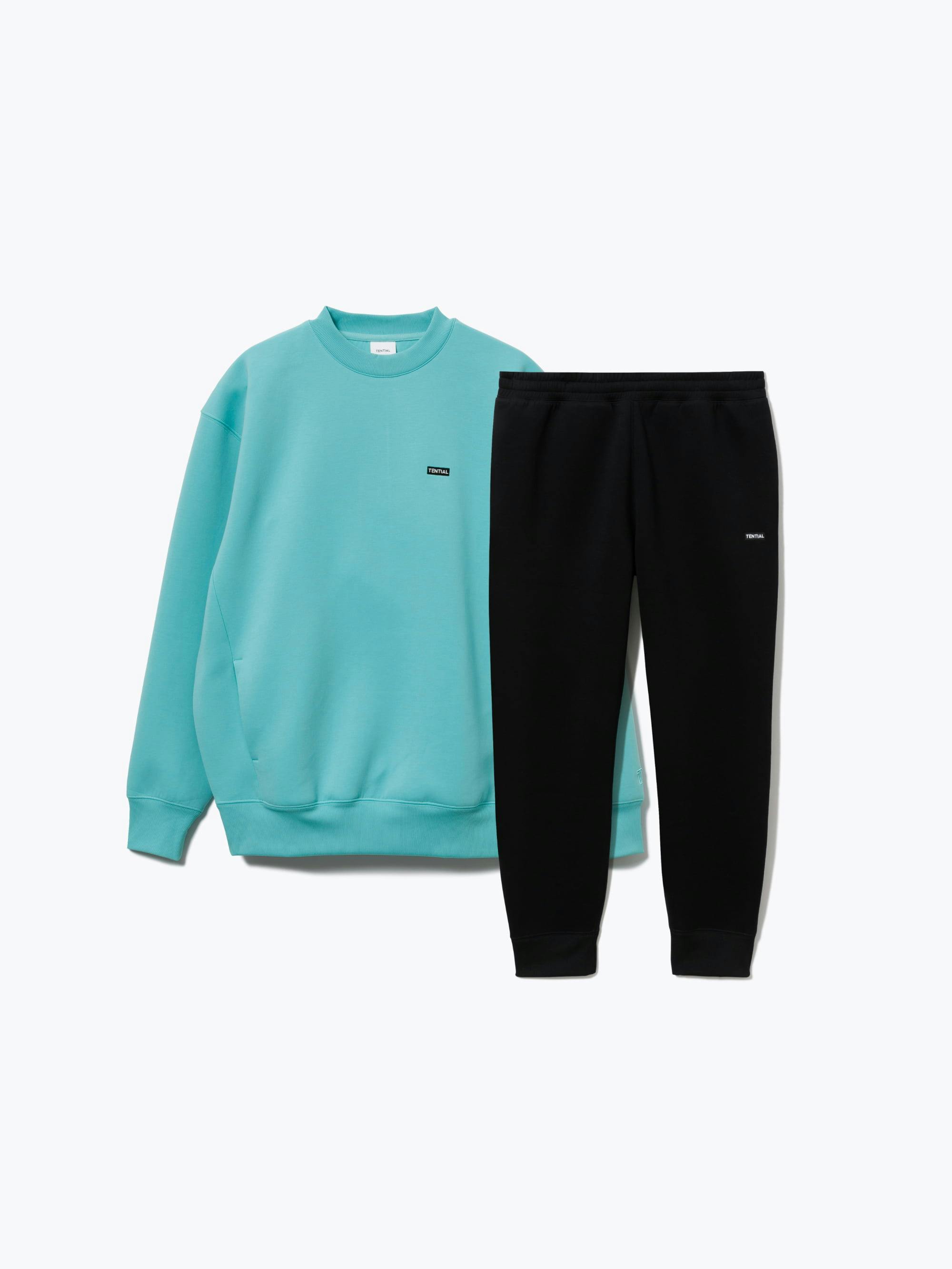 【テックスウェット】クルーネックプルオーバー / 上下セット（クルーネックプルオーバー・ジョガーパンツ）