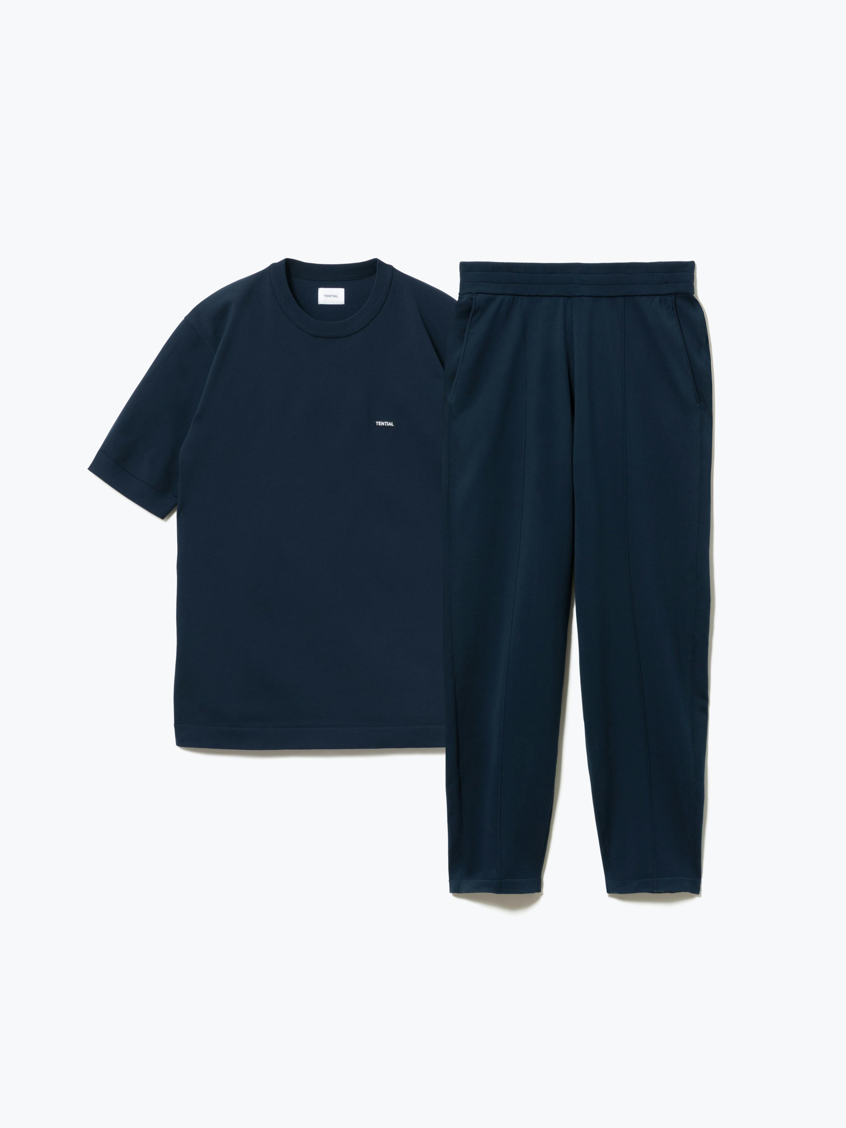 MIGARU Light Knit Short Sleeve T-Shirt / 上下セット（半袖T