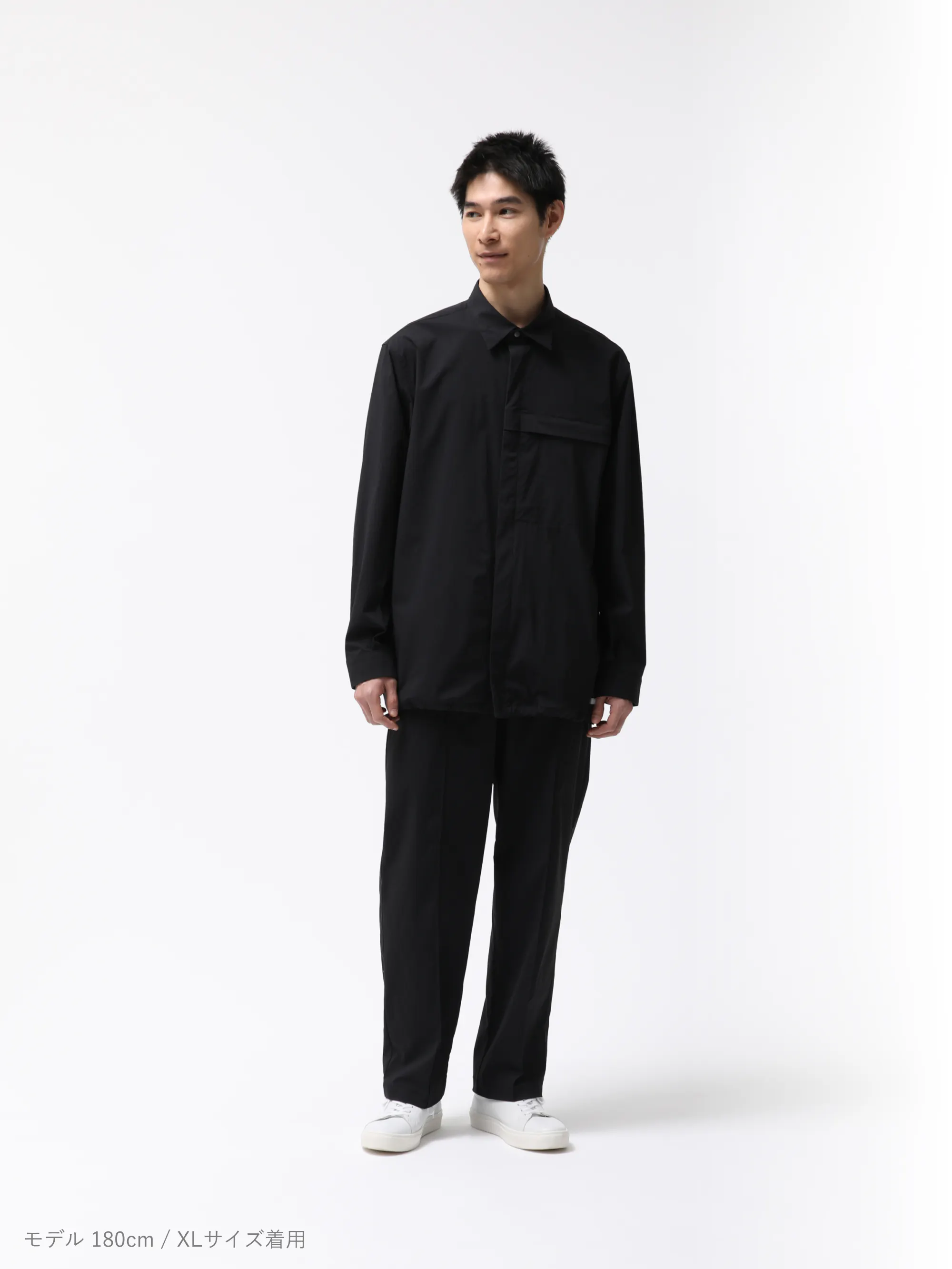 MIGARU Nylon Woven Jacket Packable 上下セット（パッカブル