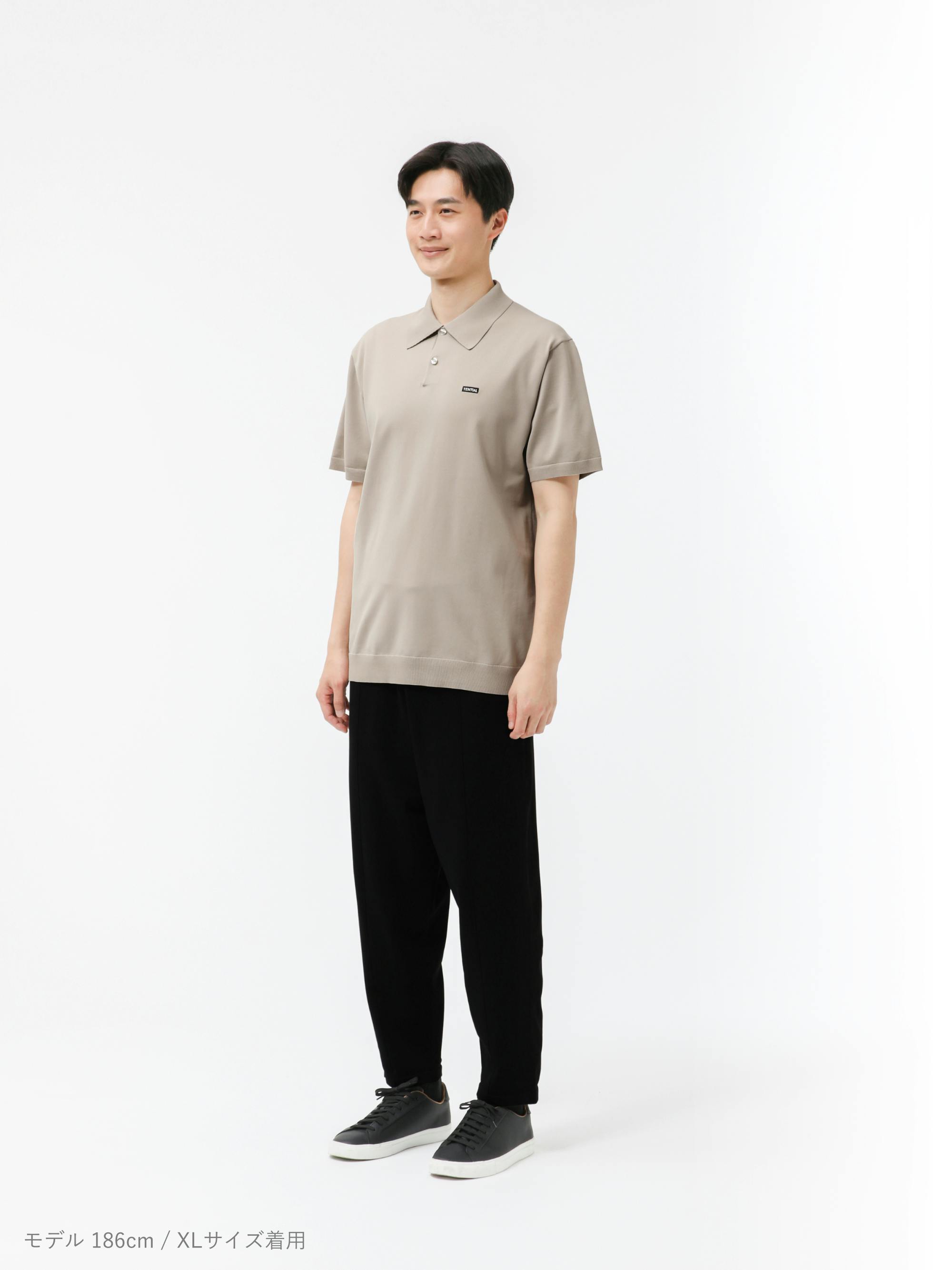 ブラック 【男女兼用】TENTIAL MIGARU Dry（Polo Shirts