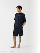 BAKUNE Dry Men's 半袖 Navy