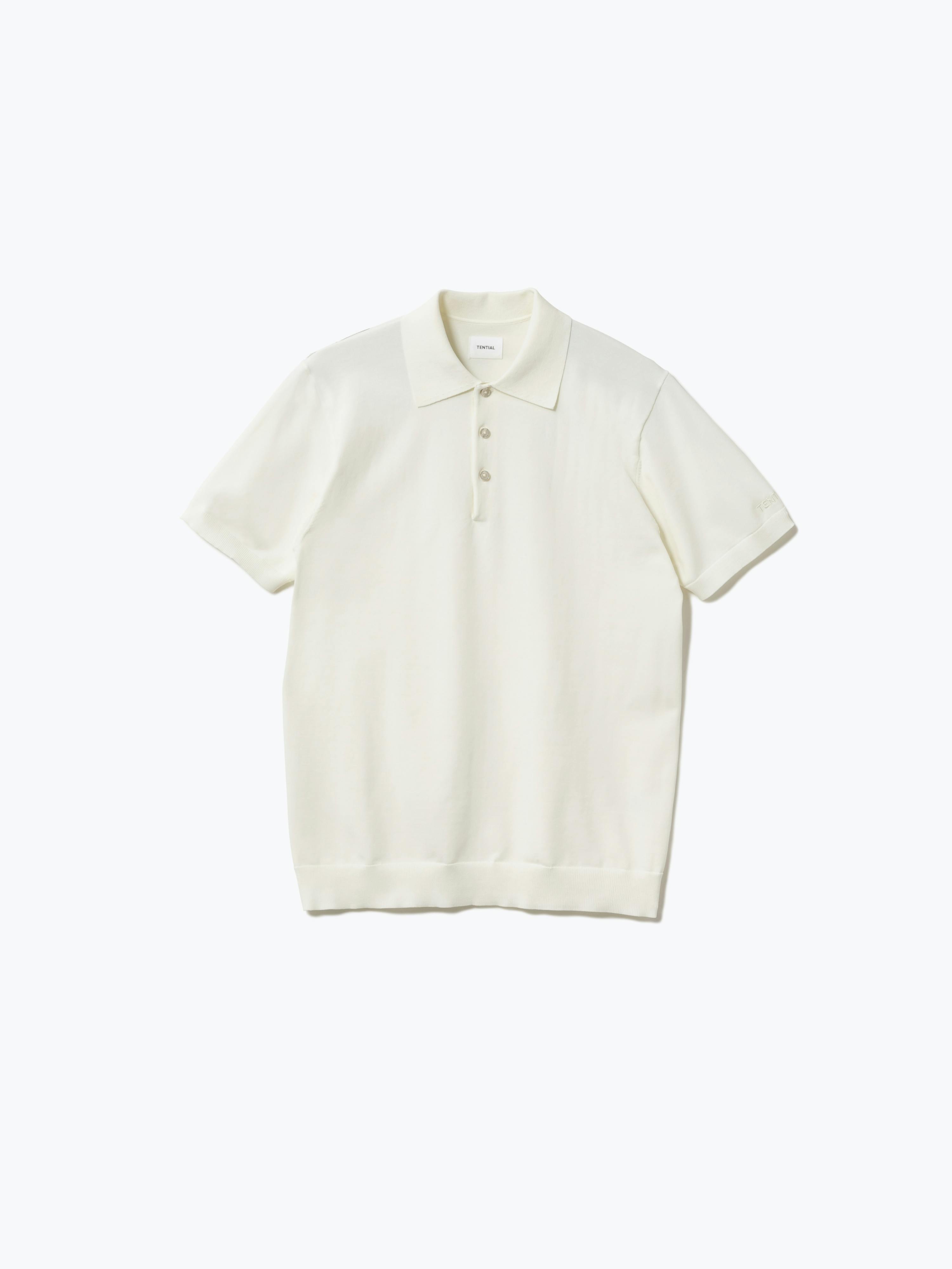 MIGARU Light Knit Short Sleeve Tailored Polo Shirt / 上下