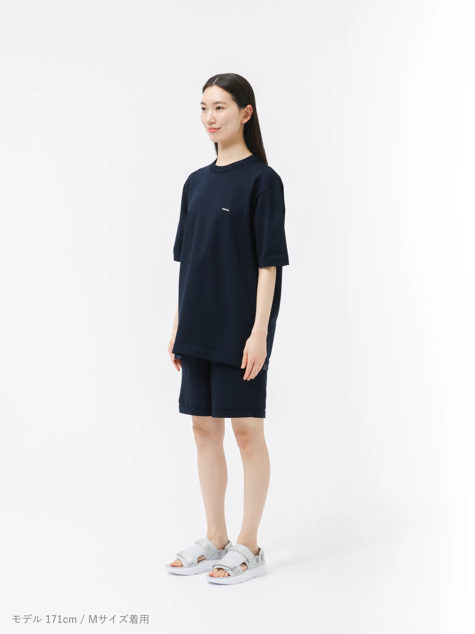 MIGARU Light Knit Short Sleeve T-Shirt / 上下セット（半袖Tシャツ