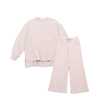 BAKUNE Ladies/上下セット（ジョガーパンツ）M/SMOKE PINK ジャージ 激安購入 店舗